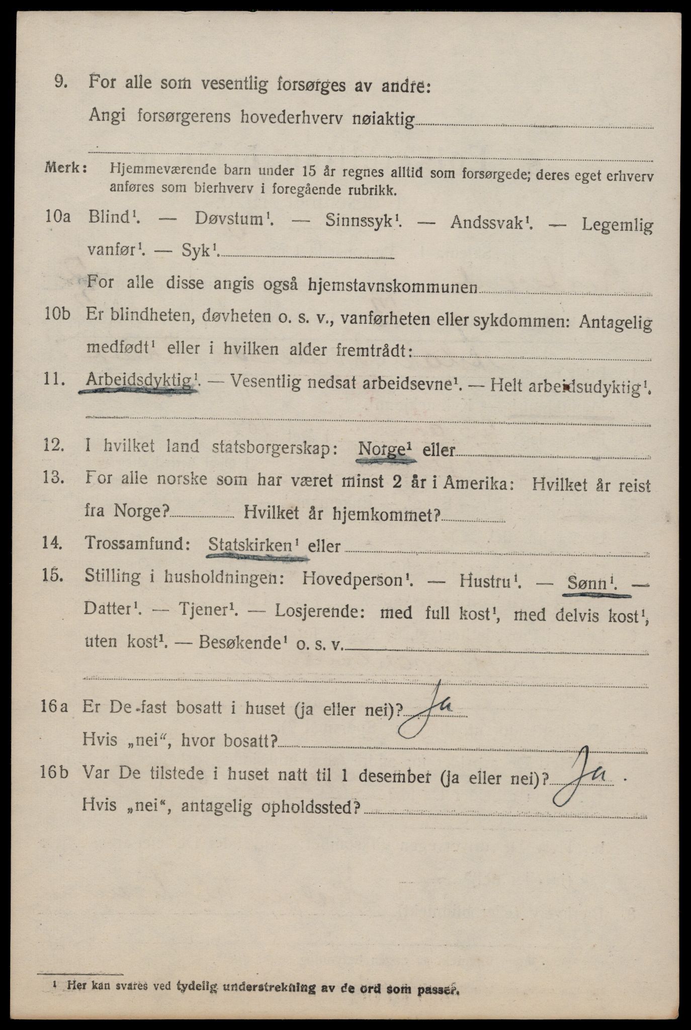 SAKO, 1920 census for Kviteseid, 1920, p. 2386