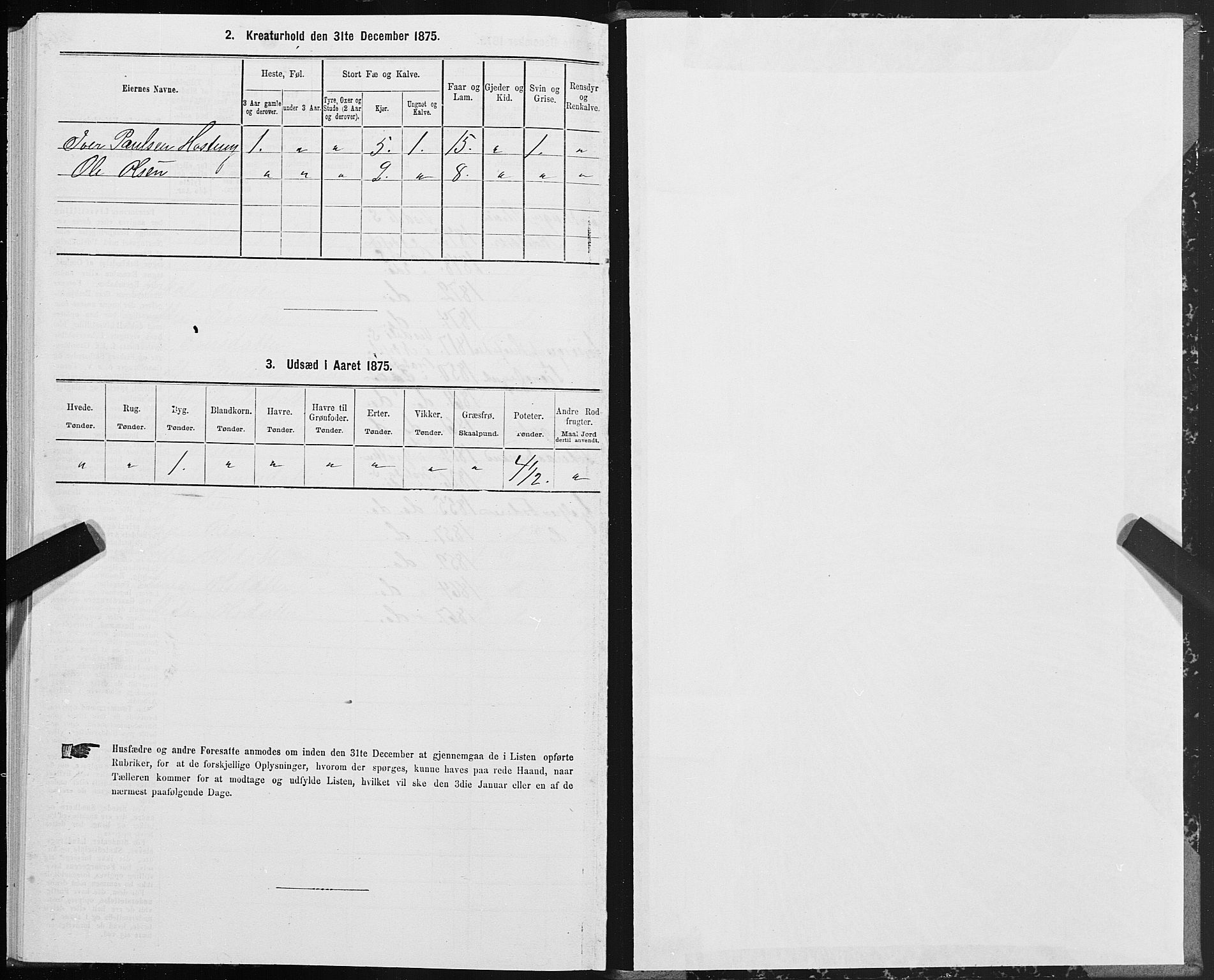 SAT, 1875 census for 1573P Edøy, 1875