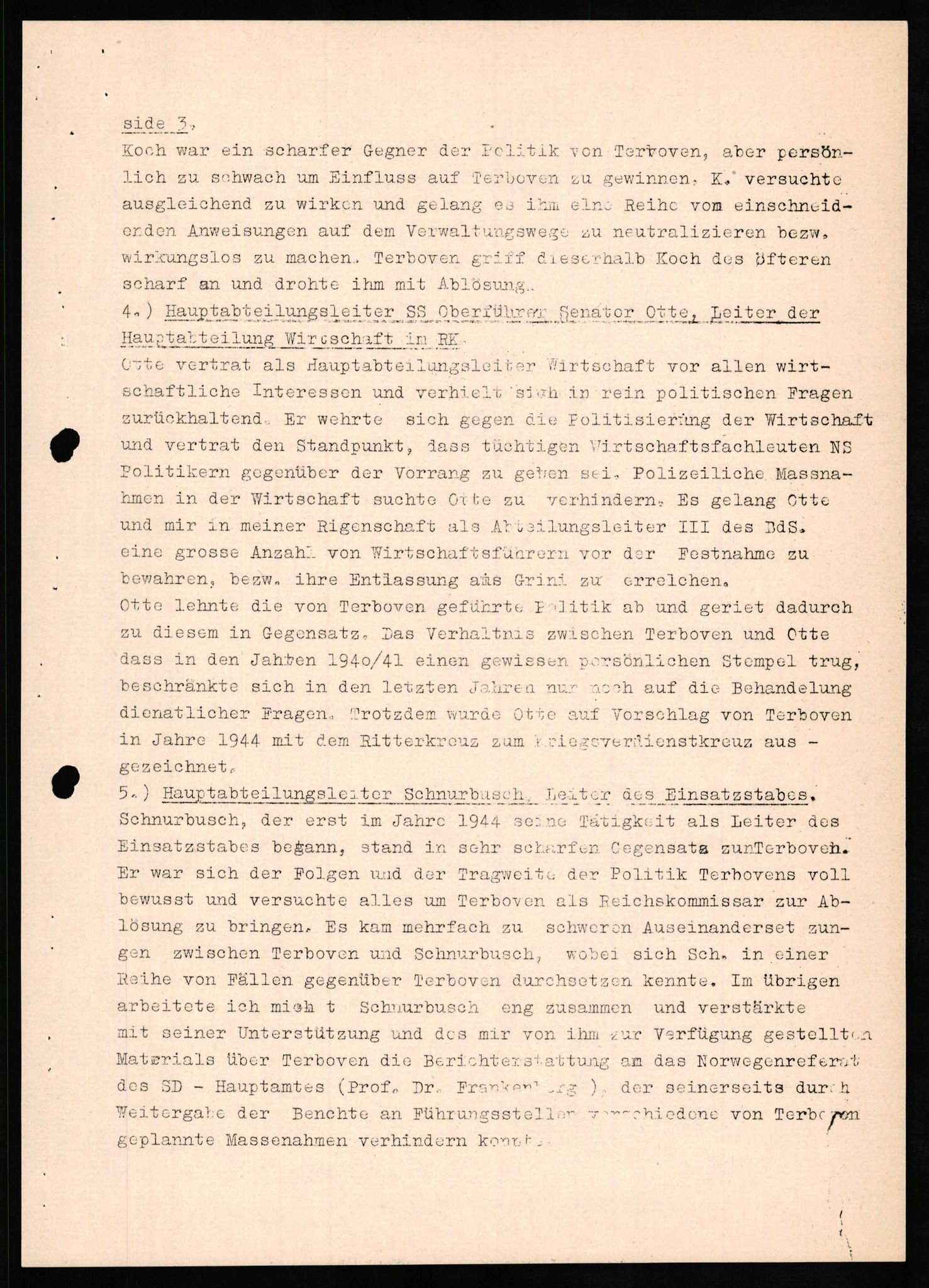 Forsvaret, Forsvarets overkommando II, AV/RA-RAFA-3915/D/Db/L0024: CI Questionaires. Tyske okkupasjonsstyrker i Norge. Tyskere., 1945-1946, p. 326