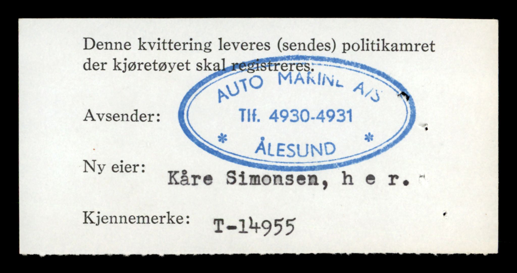 Møre og Romsdal vegkontor - Ålesund trafikkstasjon, AV/SAT-A-4099/F/Fe/L0049: Registreringskort for kjøretøy T 14864 - T 18613, 1927-1998, p. 2098