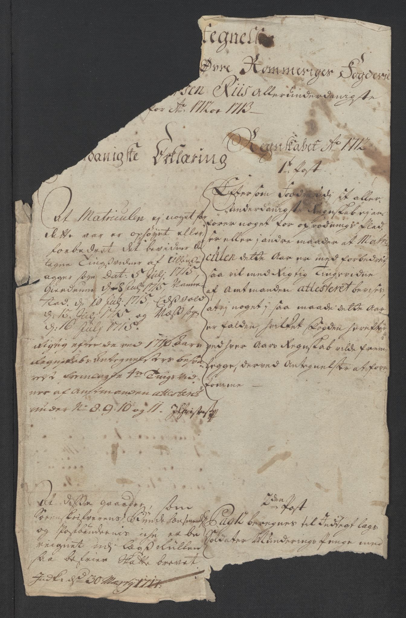 Rentekammeret inntil 1814, Reviderte regnskaper, Fogderegnskap, AV/RA-EA-4092/R12/L0723: Fogderegnskap Øvre Romerike, 1713-1714, p. 55