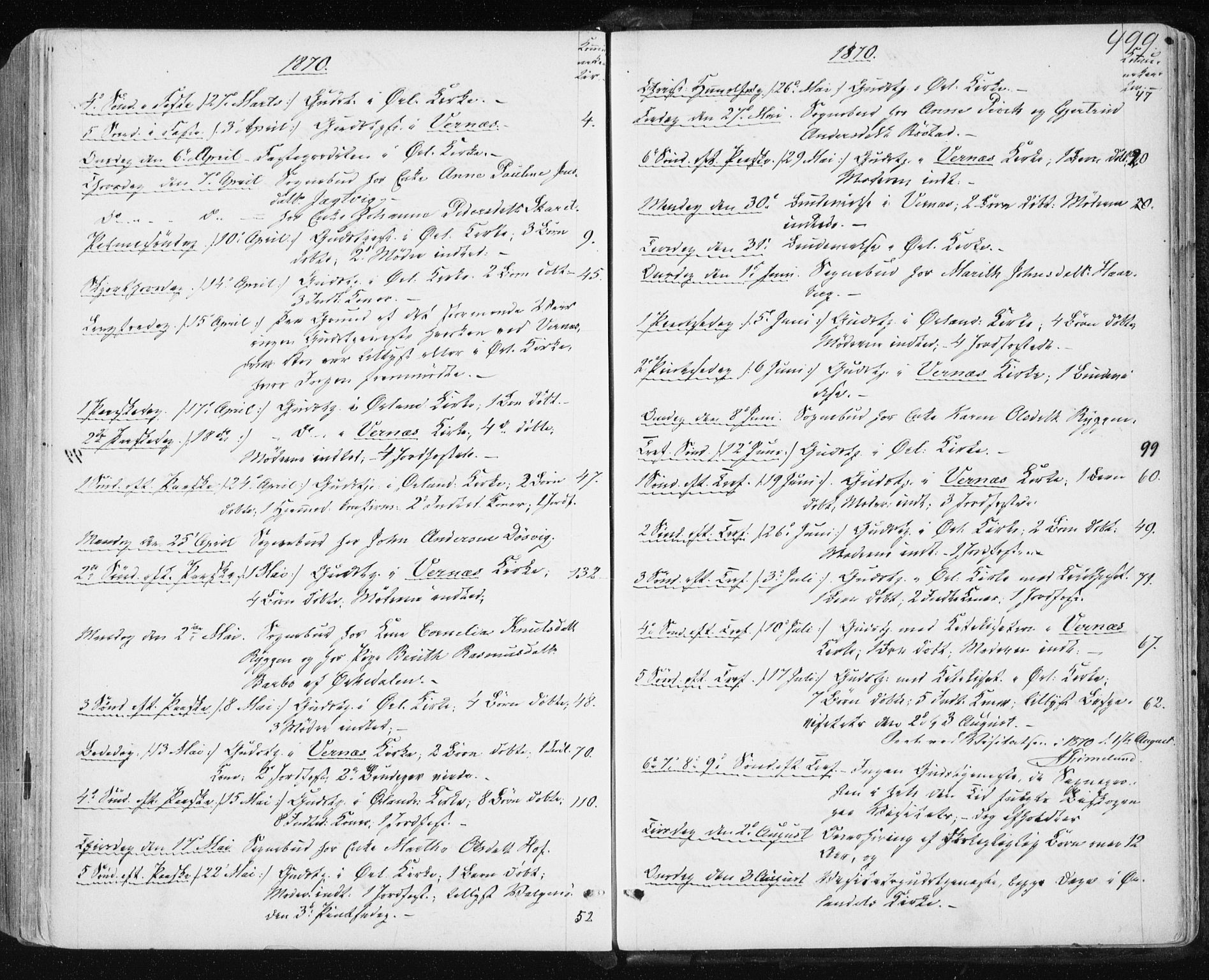 Ministerialprotokoller, klokkerbøker og fødselsregistre - Sør-Trøndelag, SAT/A-1456/659/L0737: Parish register (official) no. 659A07, 1857-1875, p. 499