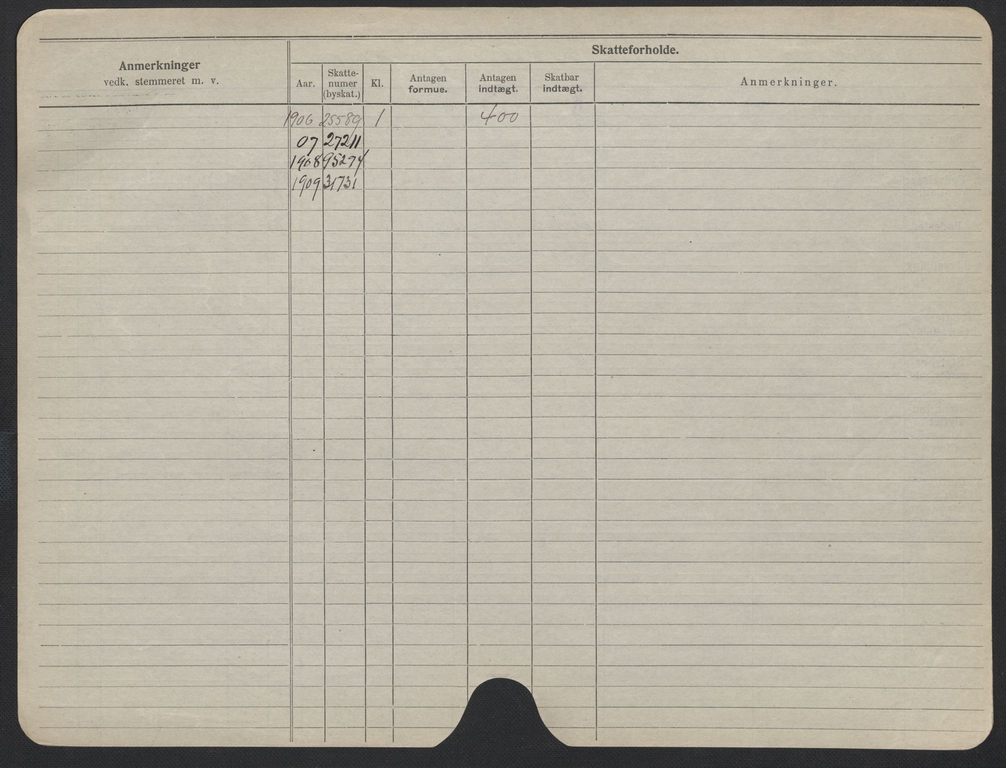 Oslo folkeregister, Registerkort, AV/SAO-A-11715/F/Fa/Fac/L0013: Kvinner, 1906-1914, p. 1324b