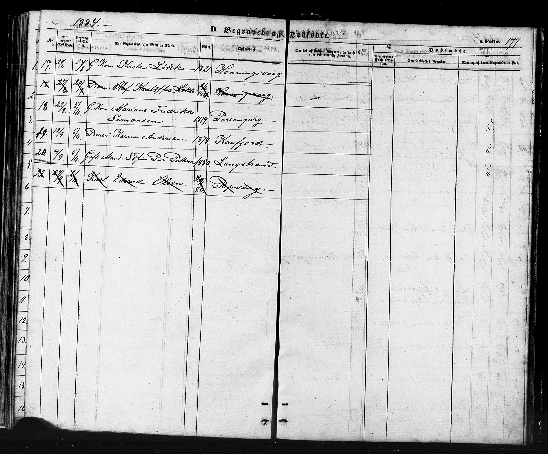 Måsøy sokneprestkontor, AV/SATØ-S-1348/H/Ha/L0006kirke: Parish register (official) no. 6, 1861-1886, p. 177