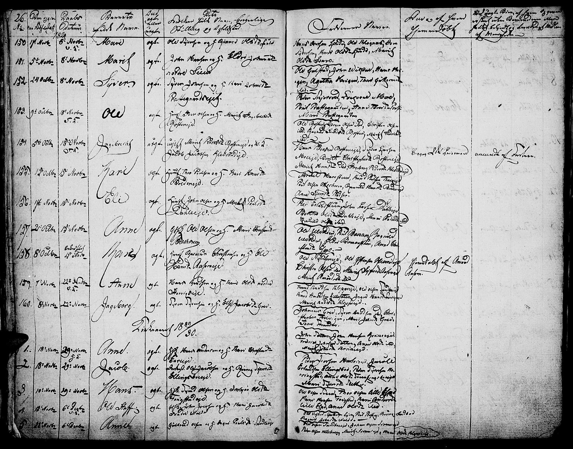 Vågå prestekontor, SAH/PREST-076/H/Ha/Haa/L0004: Parish register (official) no. 4 /1, 1827-1842, p. 26