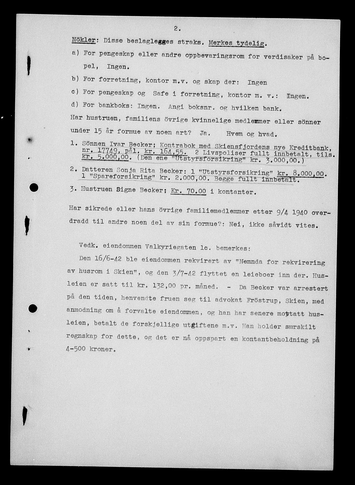 Justisdepartementet, Tilbakeføringskontoret for inndratte formuer, AV/RA-S-1564/H/Hc/Hcd/L0989: --, 1945-1947, p. 540