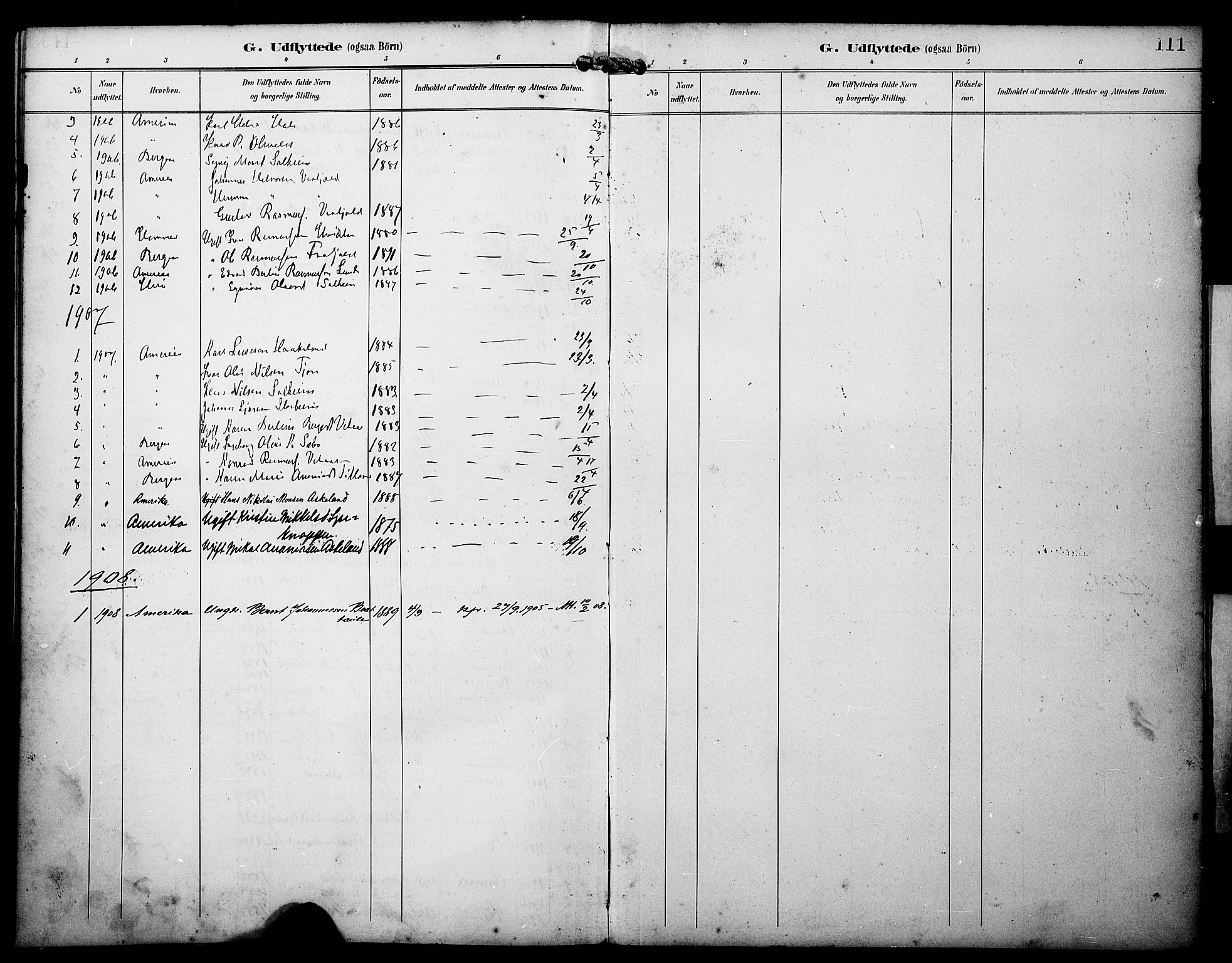 Manger sokneprestembete, AV/SAB-A-76801/H/Haa: Parish register (official) no. D 2, 1894-1908, p. 111