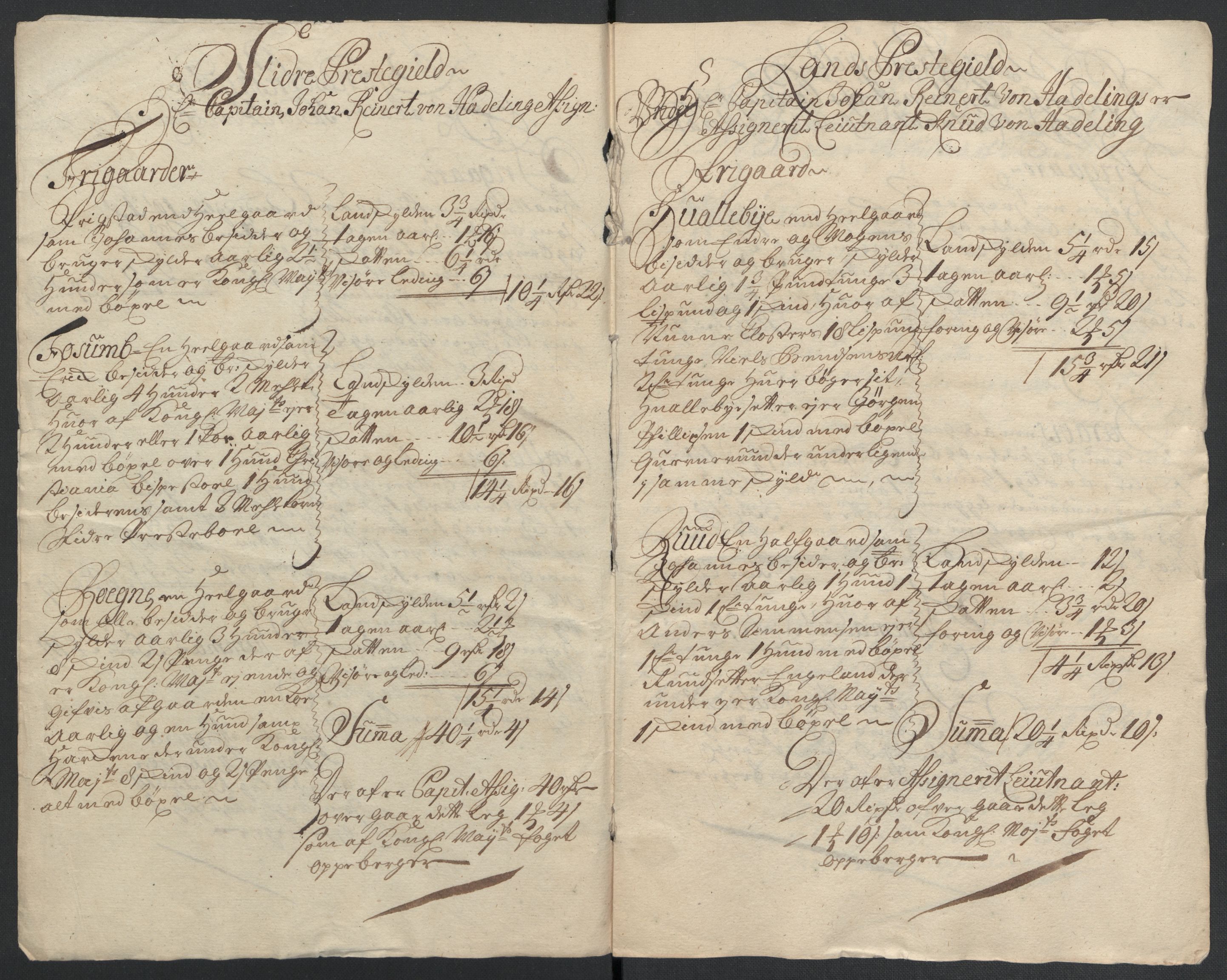 Rentekammeret inntil 1814, Reviderte regnskaper, Fogderegnskap, RA/EA-4092/R18/L1307: Fogderegnskap Hadeland, Toten og Valdres, 1710, p. 157
