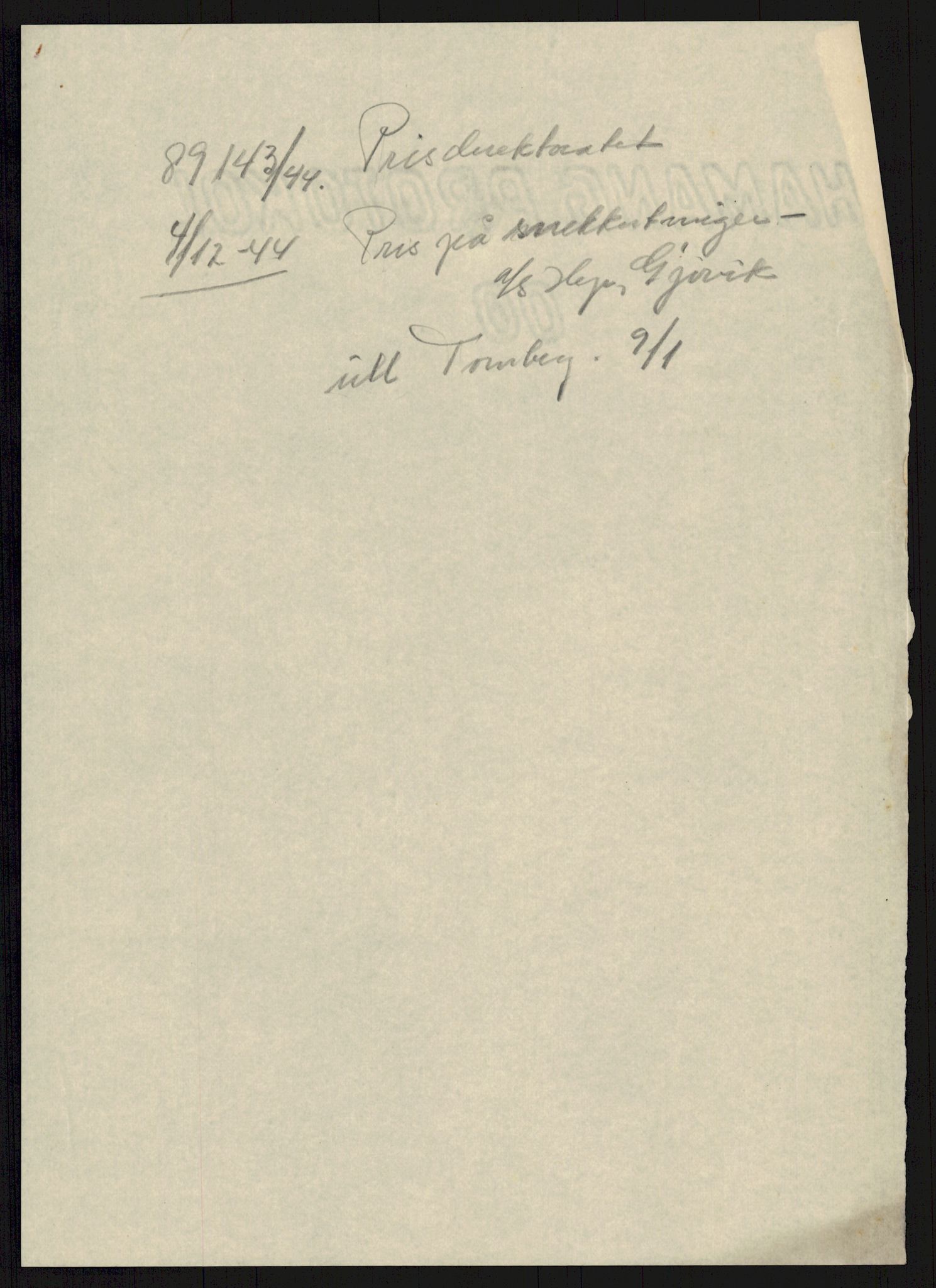 Direktoratet for industriforsyning, Sekretariatet, AV/RA-S-4153/D/Df/L0055: 9. Metallkontoret, 1940-1945, p. 57