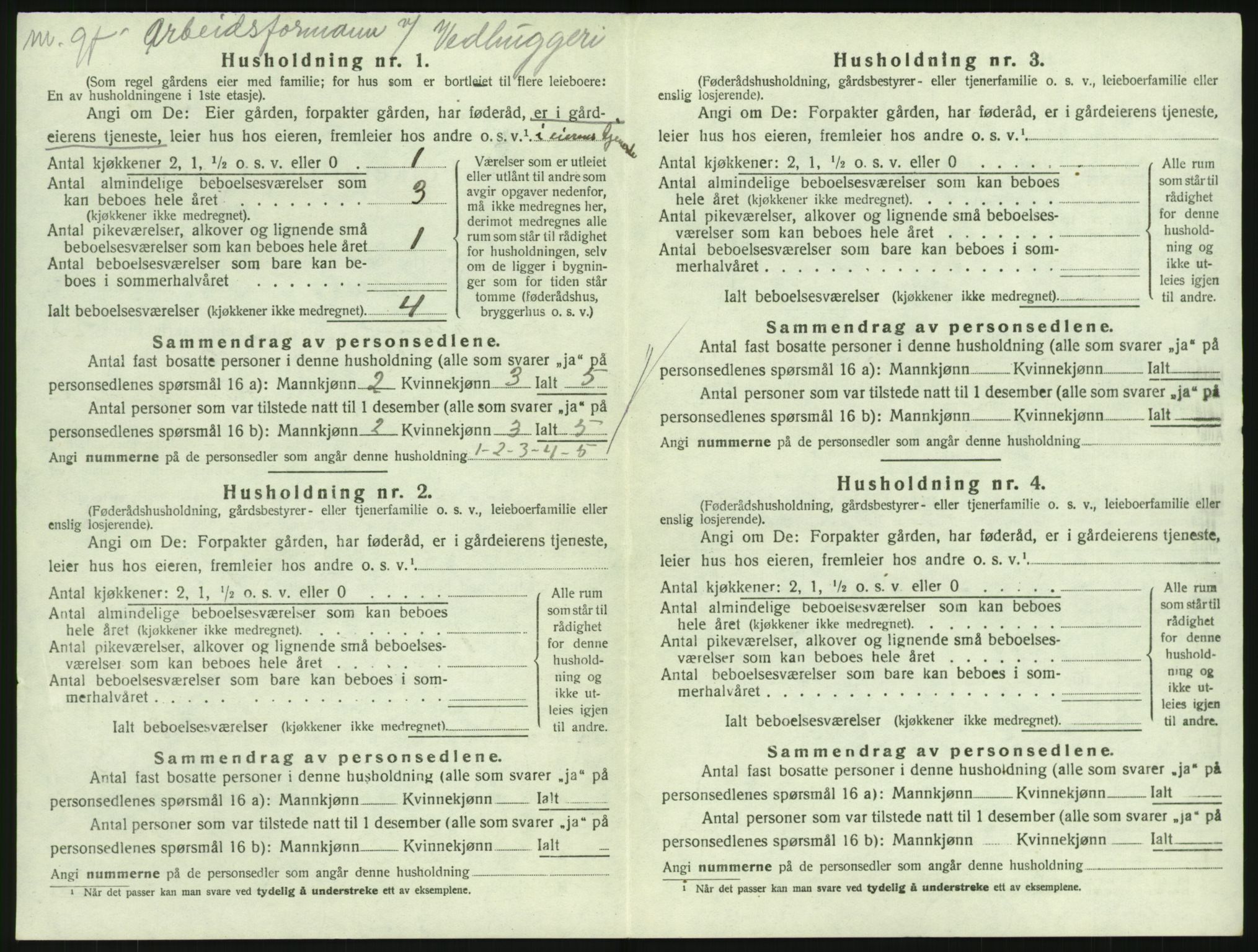 SAKO, 1920 census for Hedrum, 1920, p. 134