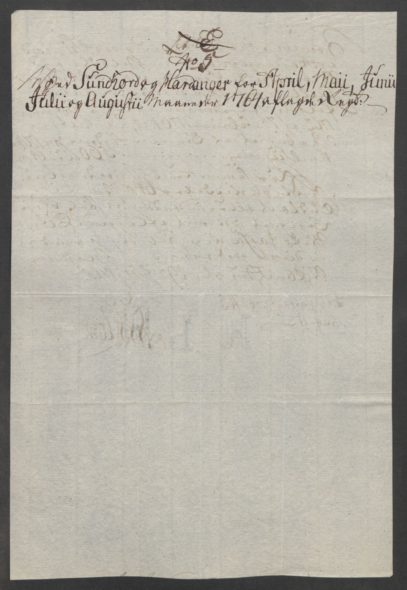 Rentekammeret inntil 1814, Reviderte regnskaper, Fogderegnskap, AV/RA-EA-4092/R48/L3136: Ekstraskatten Sunnhordland og Hardanger, 1762-1772, p. 83