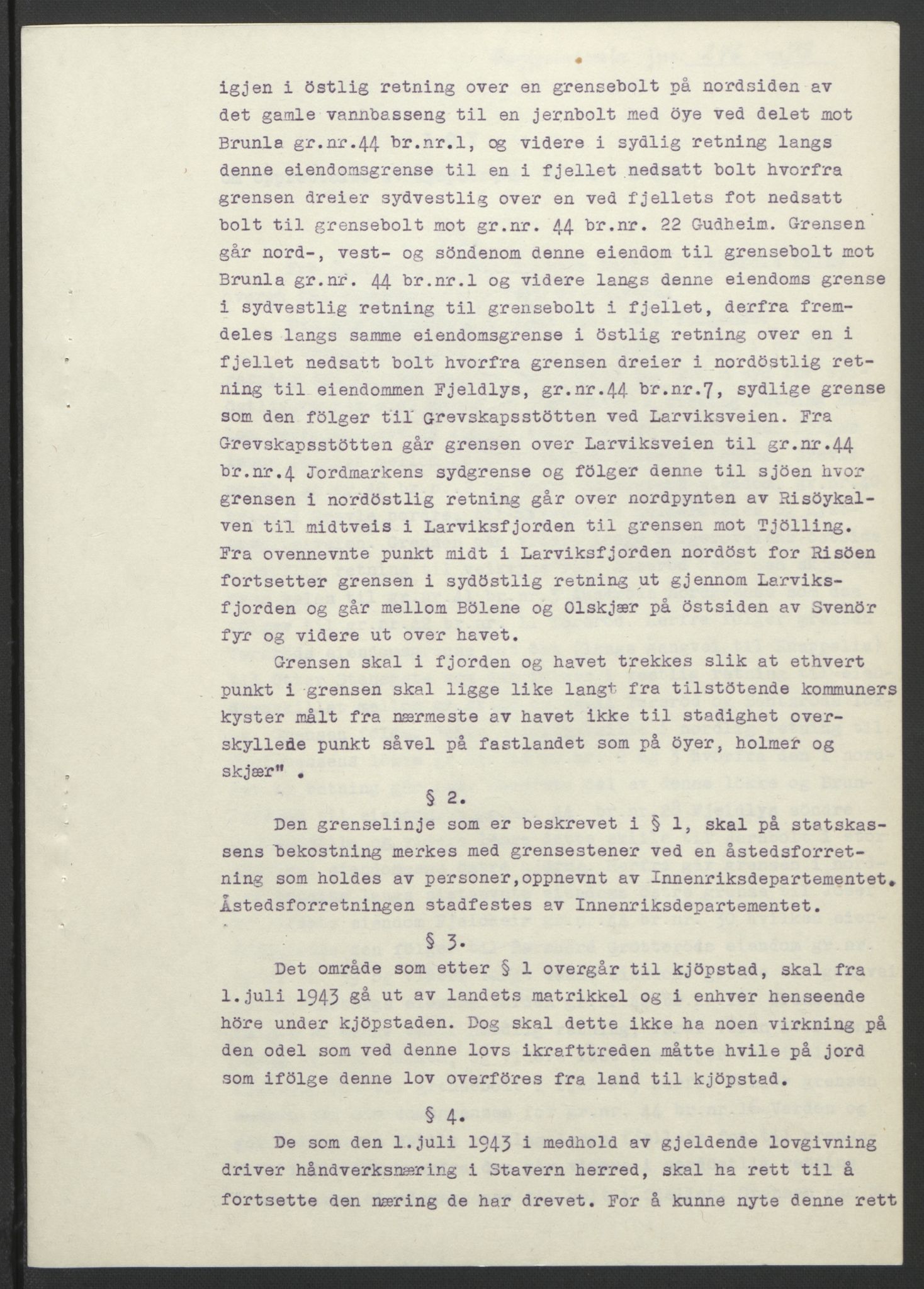 NS-administrasjonen 1940-1945 (Statsrådsekretariatet, de kommisariske statsråder mm), RA/S-4279/D/Db/L0099: Lover, 1943, p. 490