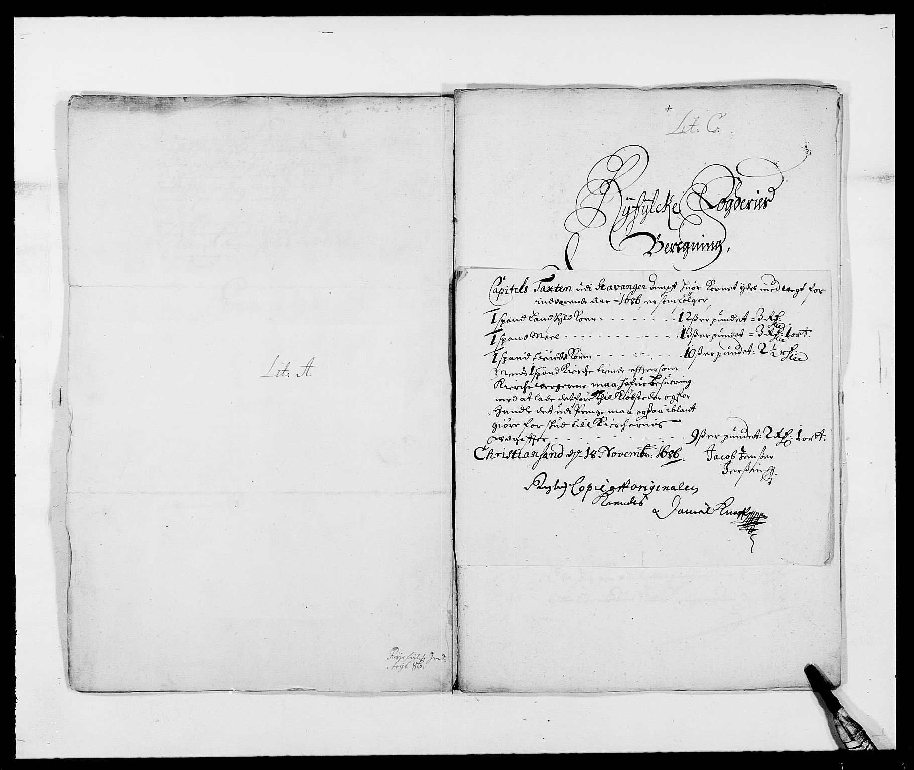 Rentekammeret inntil 1814, Reviderte regnskaper, Fogderegnskap, RA/EA-4092/R47/L2855: Fogderegnskap Ryfylke, 1685-1688, p. 127