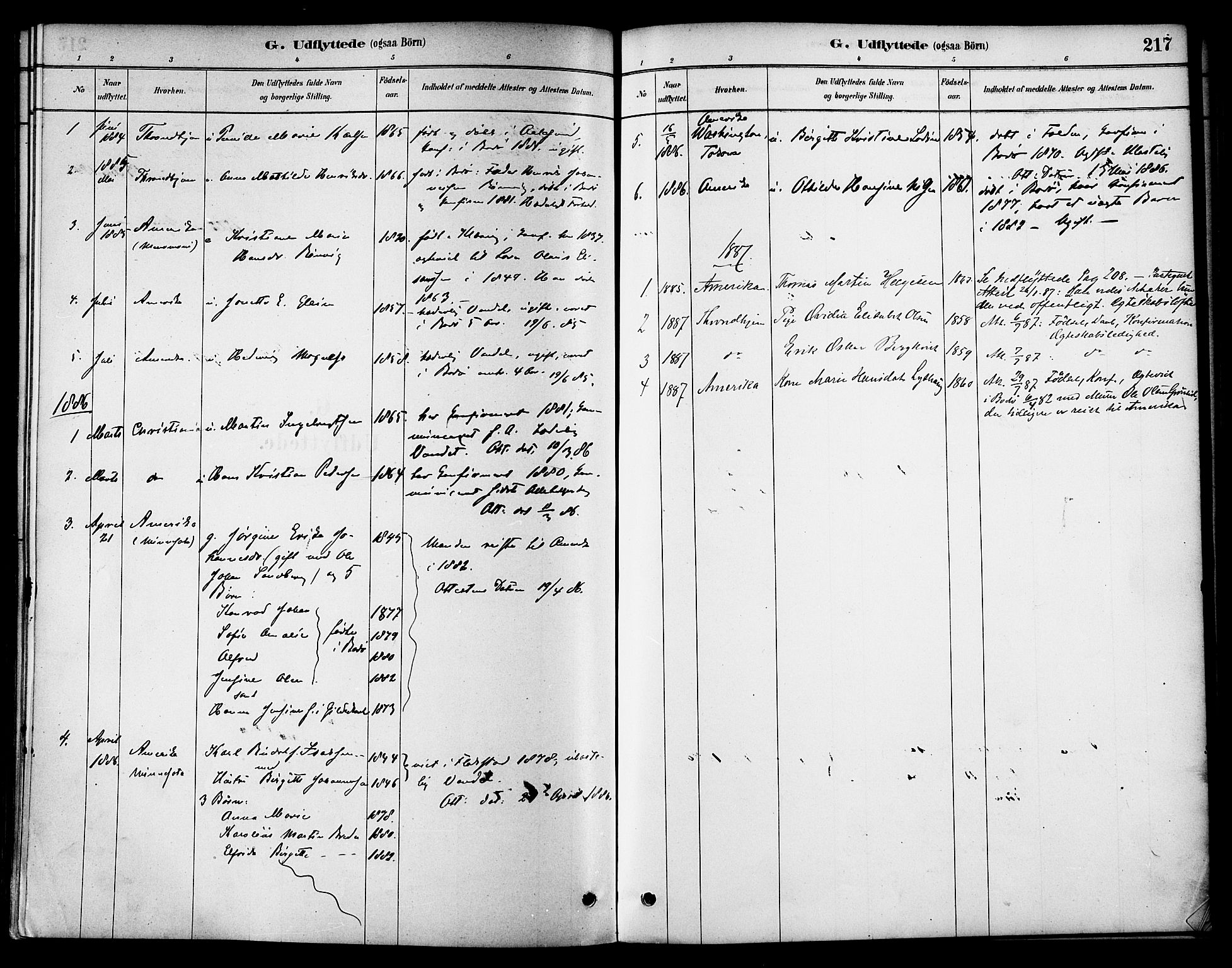 Ministerialprotokoller, klokkerbøker og fødselsregistre - Nordland, SAT/A-1459/801/L0030: Parish register (copy) no. 801C05, 1879-1887, p. 217