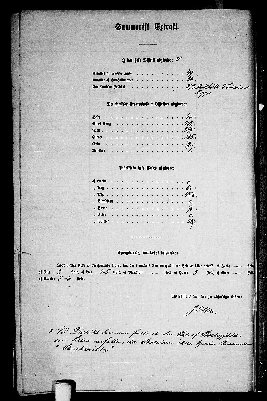 RA, 1865 census for Beiarn, 1865, p. 53