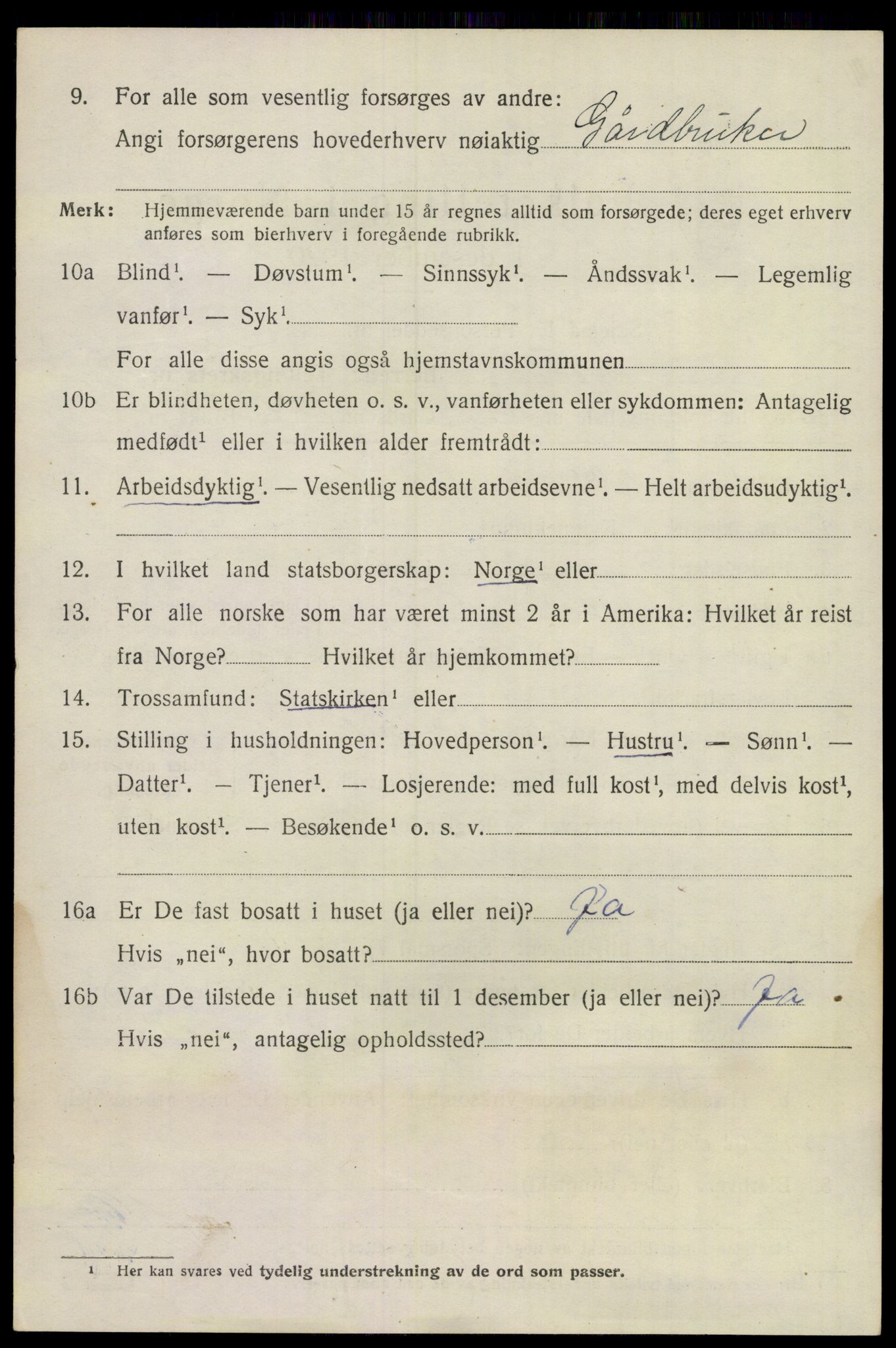 SAKO, 1920 census for Sandeherred, 1920, p. 24789