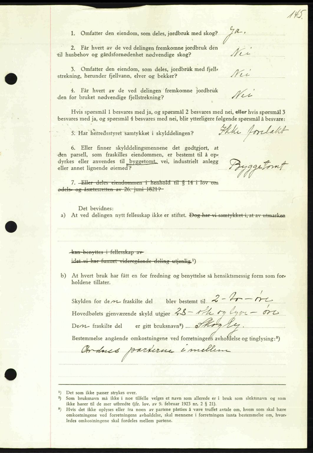 Nordmøre sorenskriveri, AV/SAT-A-4132/1/2/2Ca: Mortgage book no. A102, 1946-1946, Diary no: : 1433/1946