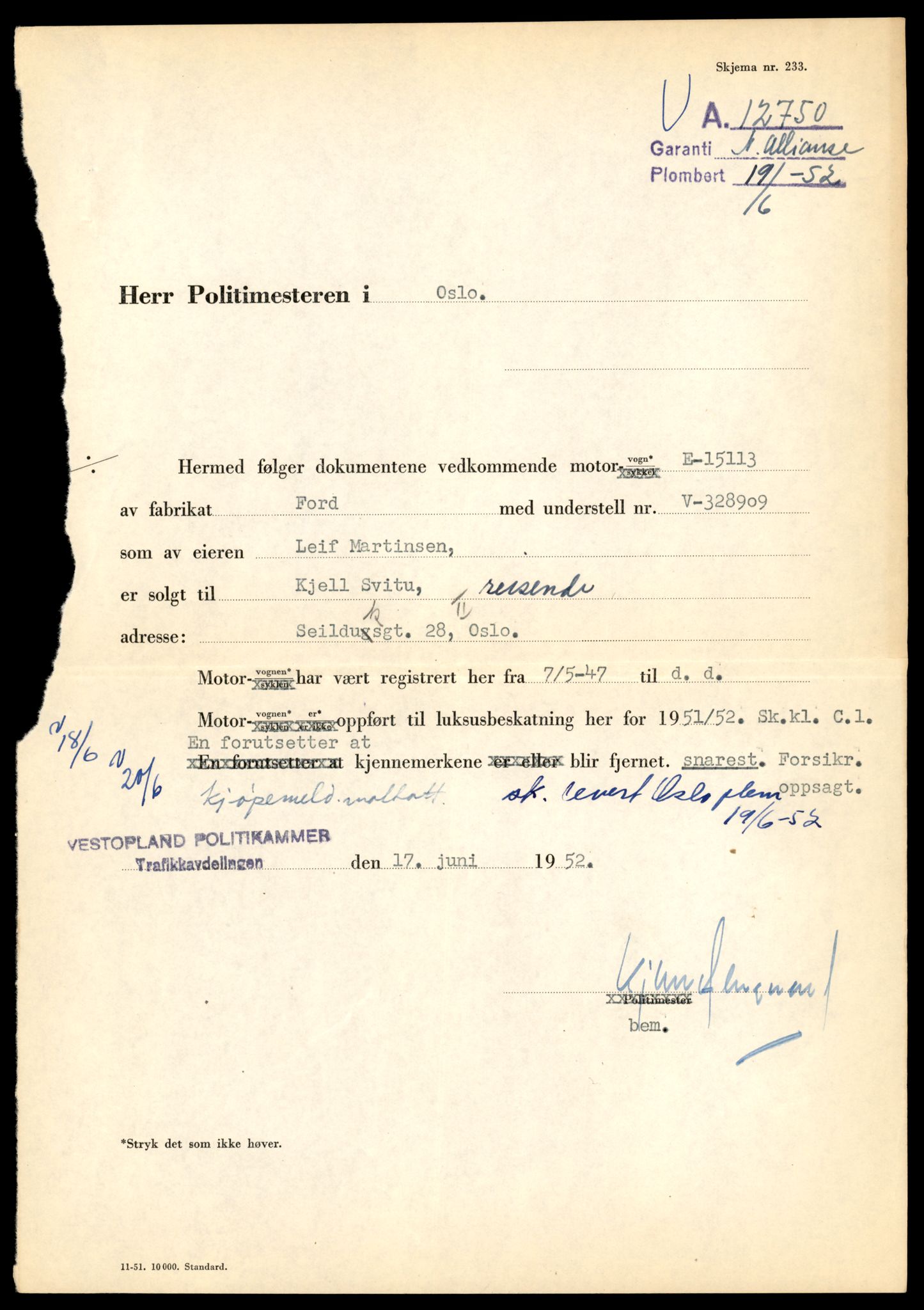 Møre og Romsdal vegkontor - Ålesund trafikkstasjon, AV/SAT-A-4099/F/Fe/L0047: Registreringskort for kjøretøy T 14580 - T 14720, 1927-1998, p. 827