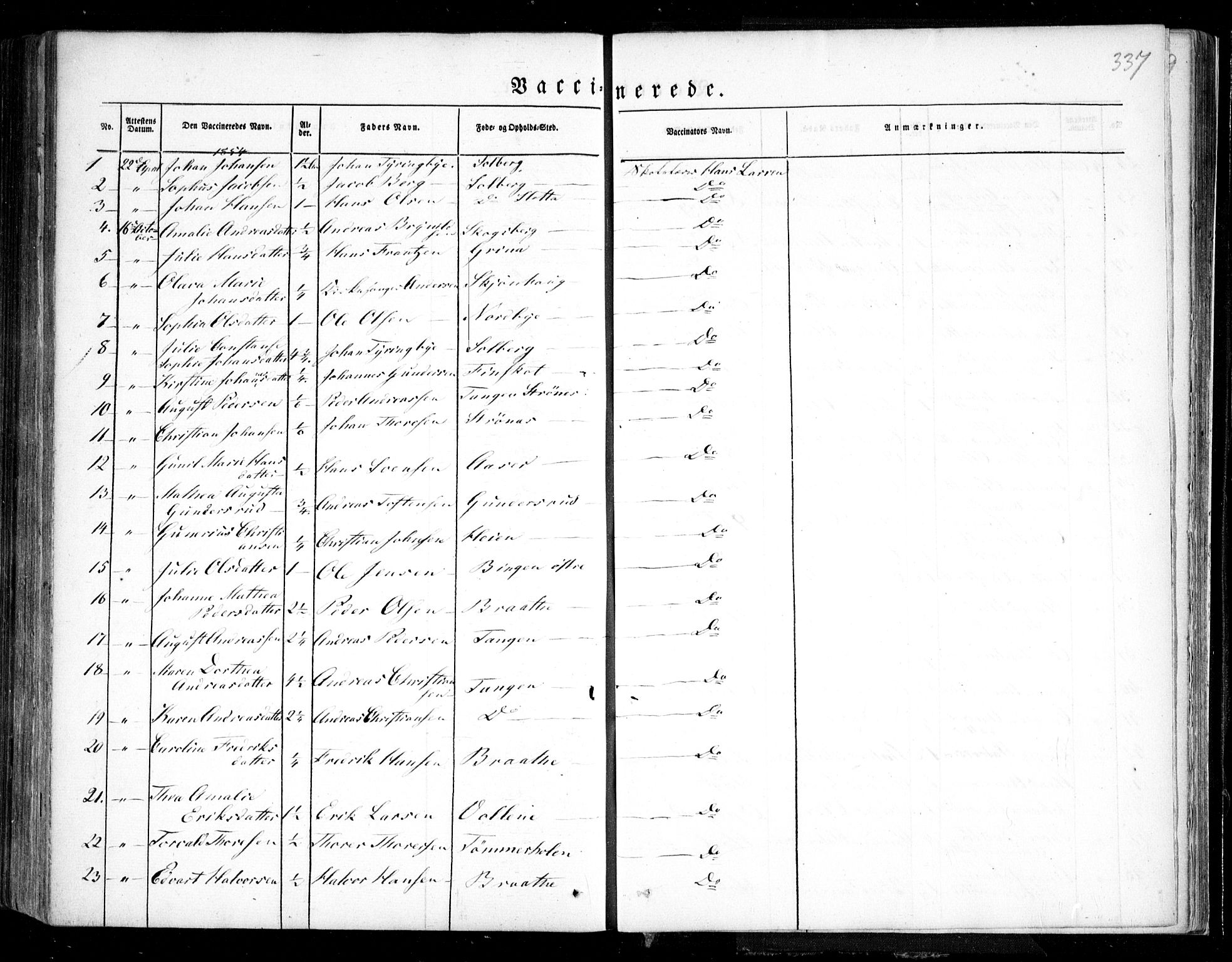 Trøgstad prestekontor Kirkebøker, AV/SAO-A-10925/F/Fa/L0007: Parish register (official) no. I 7, 1845-1854, p. 337