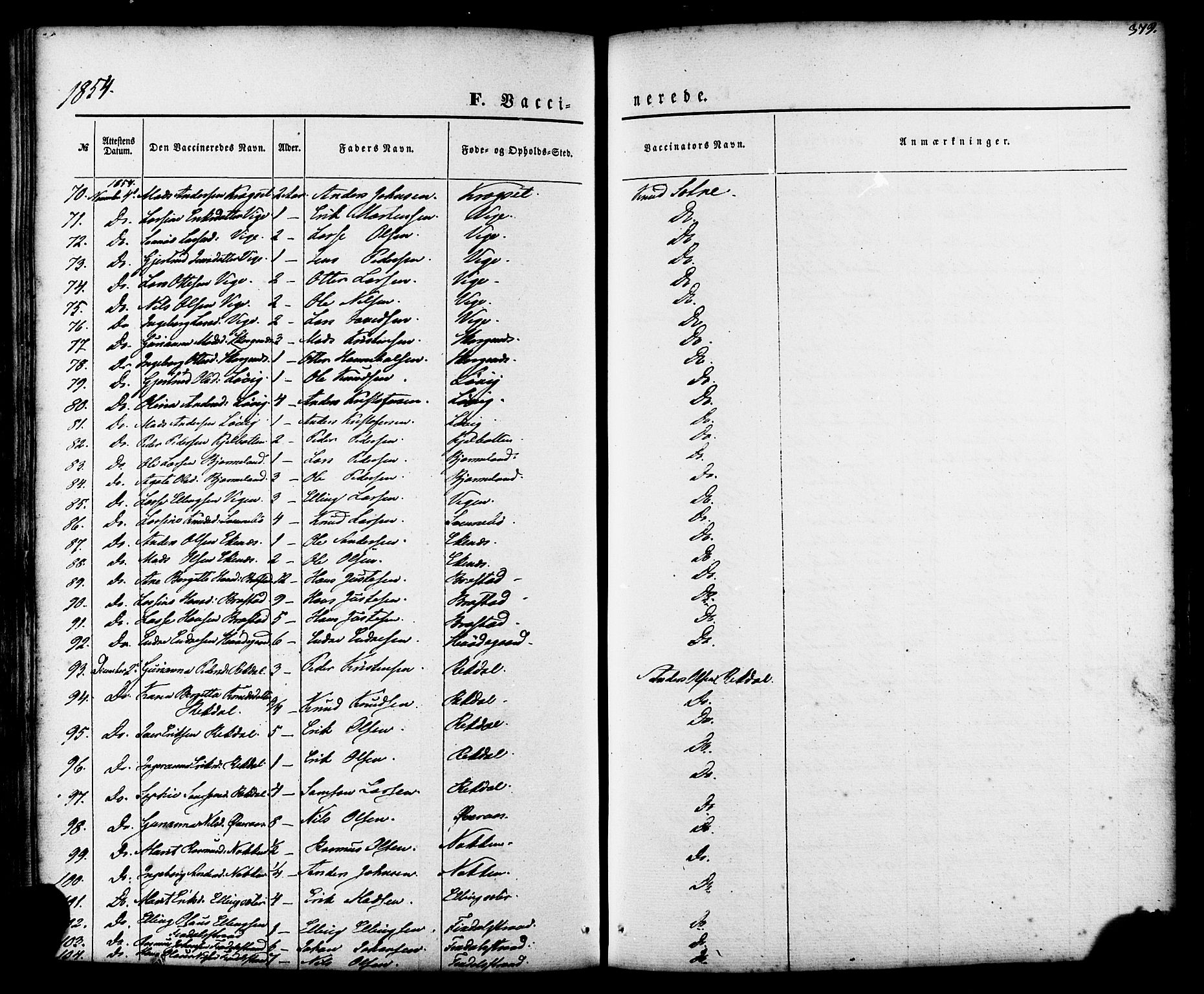 Ministerialprotokoller, klokkerbøker og fødselsregistre - Møre og Romsdal, AV/SAT-A-1454/539/L0529: Parish register (official) no. 539A02, 1848-1872, p. 379