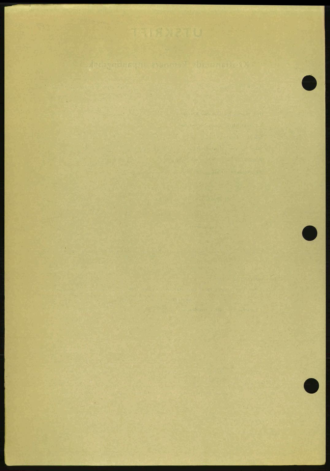 Kristiansund byfogd, SAT/A-4587/A/27: Mortgage book no. 36, 1942-1943, Diary no: : 489/1943