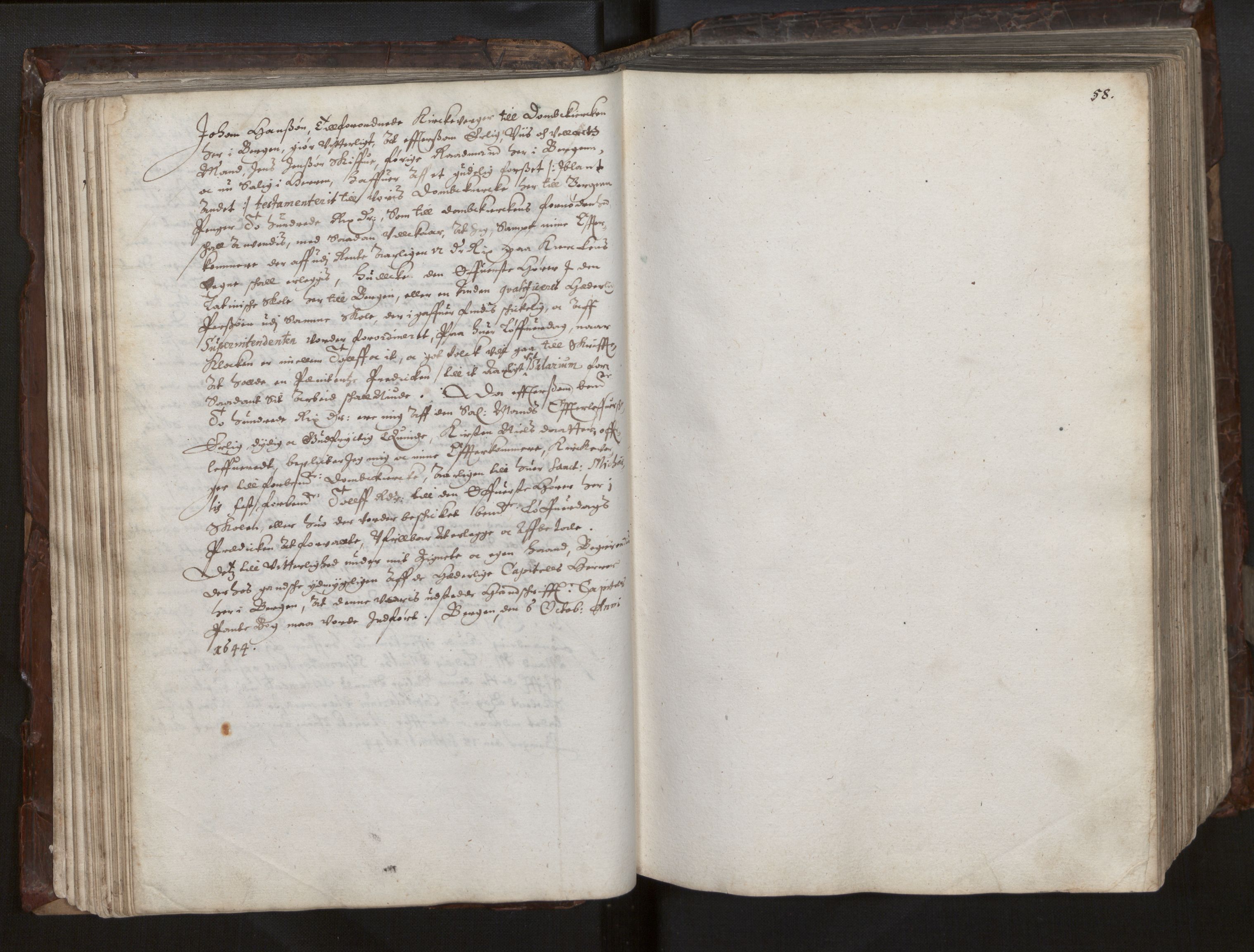 Bjørgvin biskop, AV/SAB-A-5601/Ga/L0014: Jordebøker for geistleg gods og andre rekneskapsprotokollar, 1609-1737, p. 57b-58a