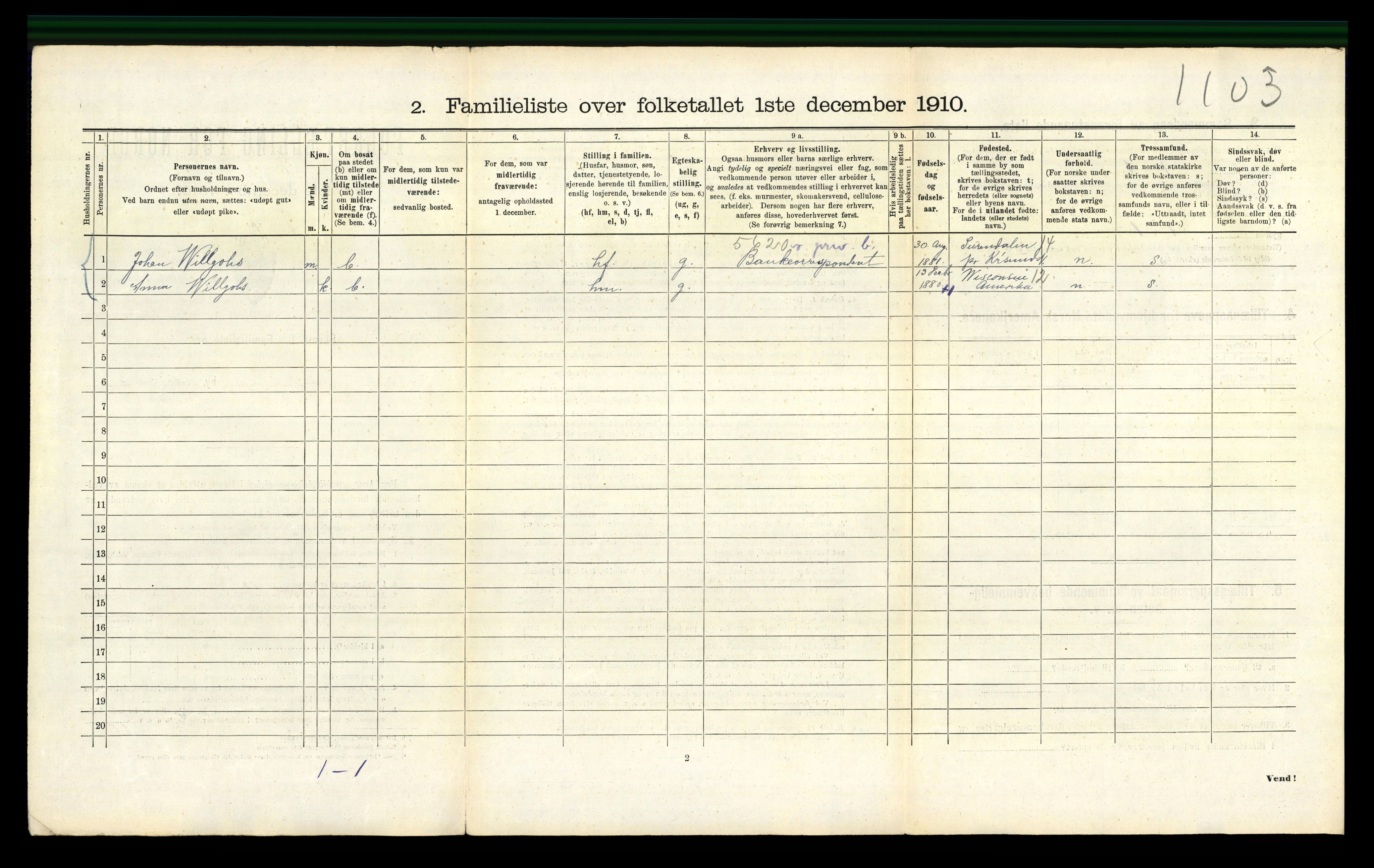 RA, 1910 census for Bergen, 1910, p. 1576