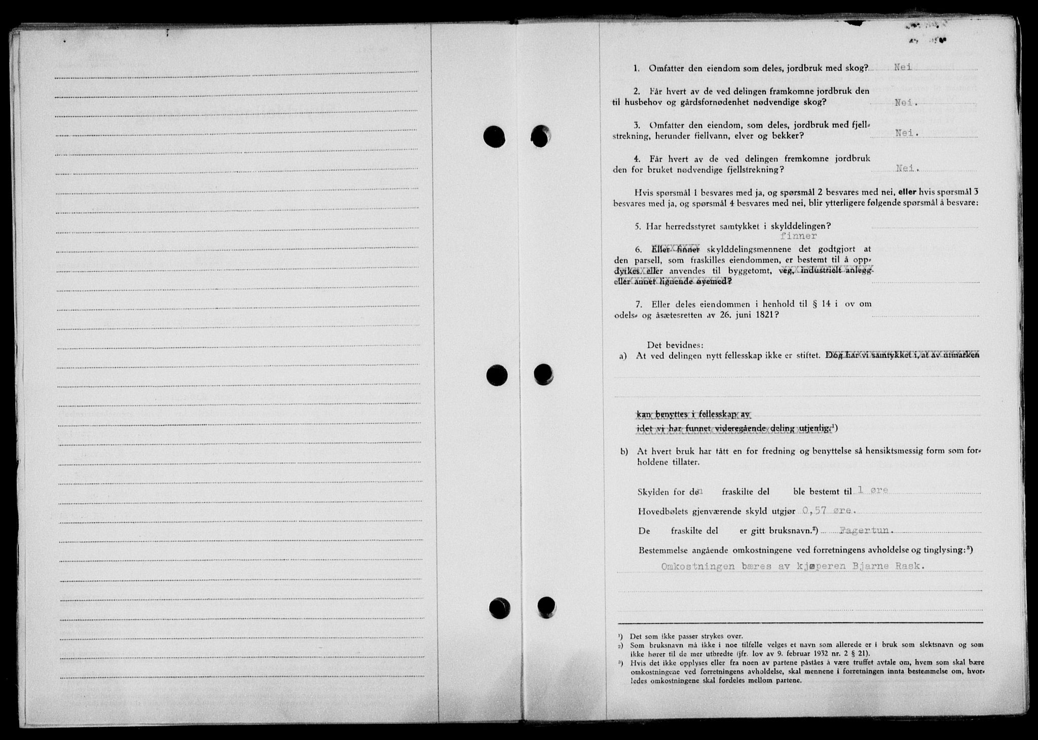 Lofoten sorenskriveri, SAT/A-0017/1/2/2C/L0014a: Mortgage book no. 14a, 1946-1946, Diary no: : 1458/1946