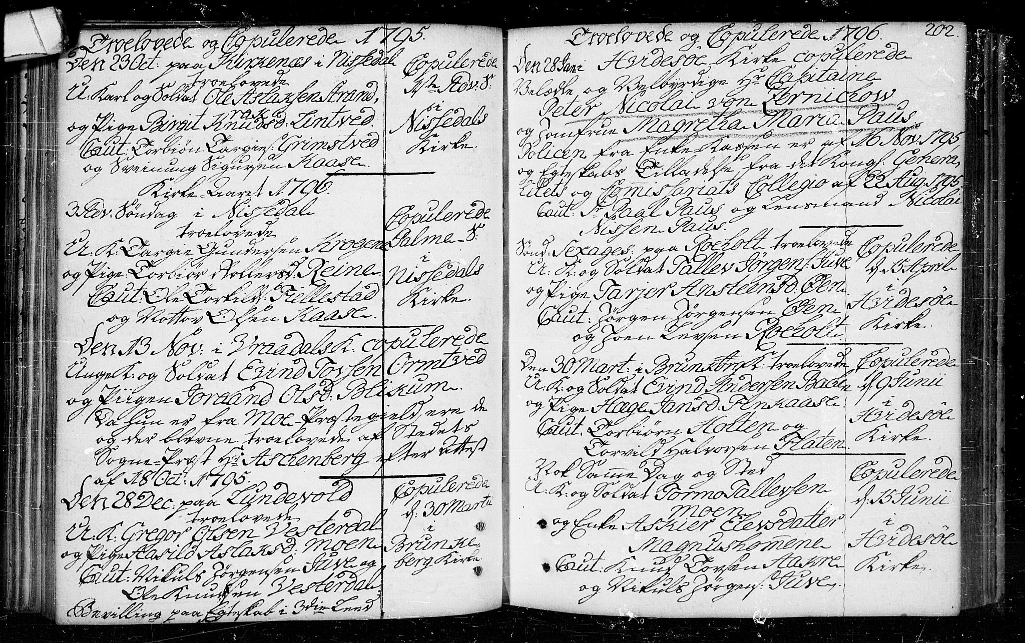 Kviteseid kirkebøker, SAKO/A-276/F/Fa/L0003: Parish register (official) no. I 3, 1787-1799, p. 202