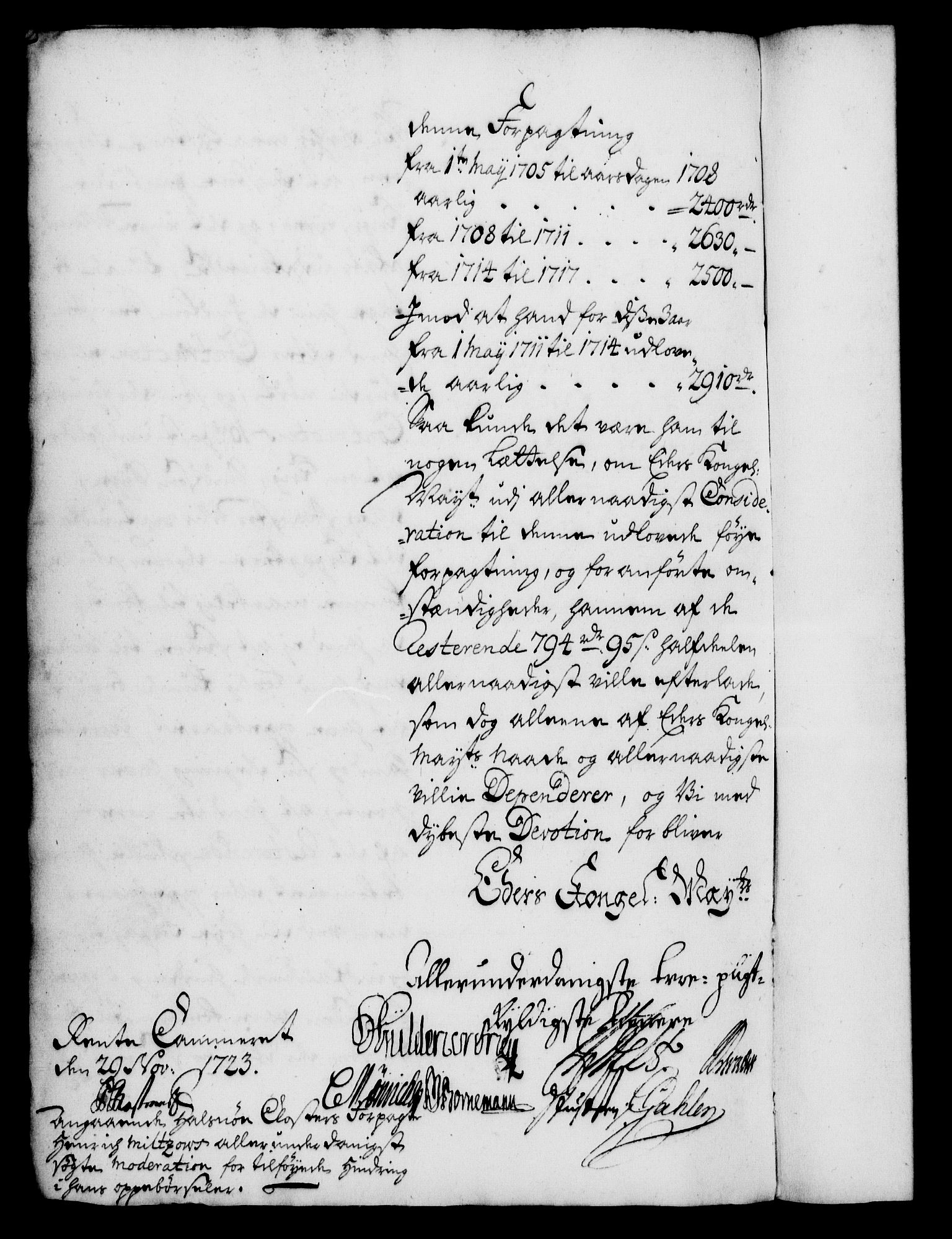 Rentekammeret, Kammerkanselliet, RA/EA-3111/G/Gf/Gfa/L0006: Norsk relasjons- og resolusjonsprotokoll (merket RK 52.6), 1723, p. 1360