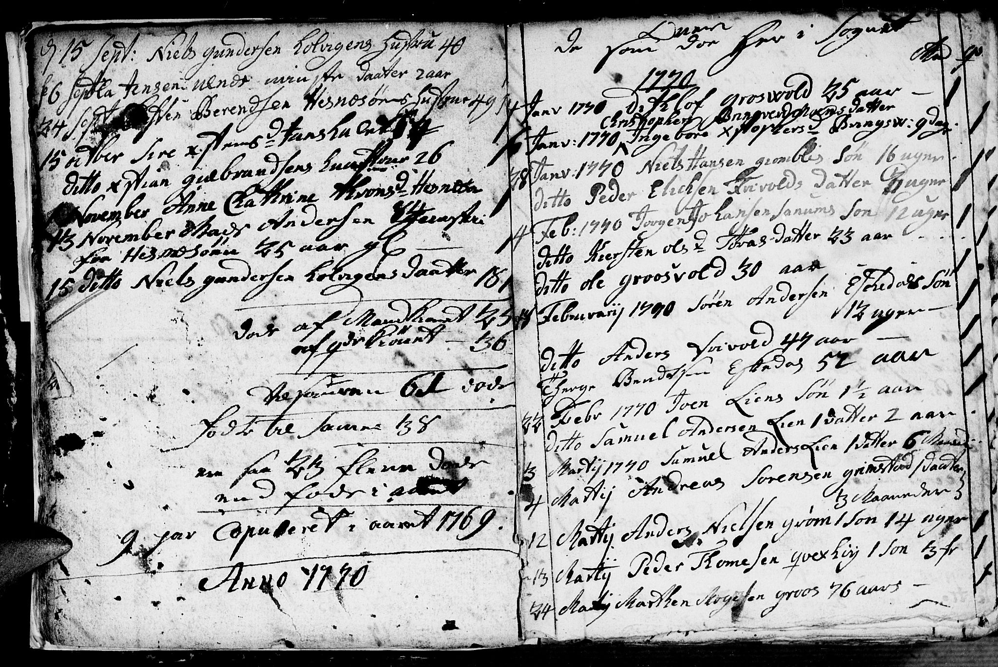 Fjære sokneprestkontor, SAK/1111-0011/F/Fb/L0004: Parish register (copy) no. B 4, 1766-1785, p. 7