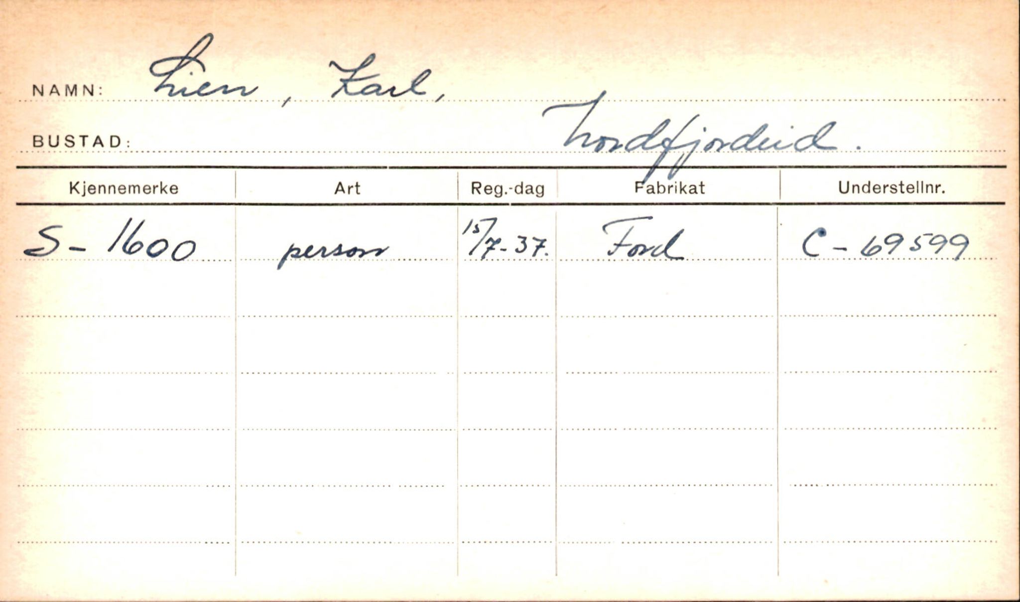 Statens vegvesen, Sogn og Fjordane vegkontor, AV/SAB-A-5301/4/F/L0001B: Eigarregister Fjordane til 1.6.1961, 1930-1961, p. 531