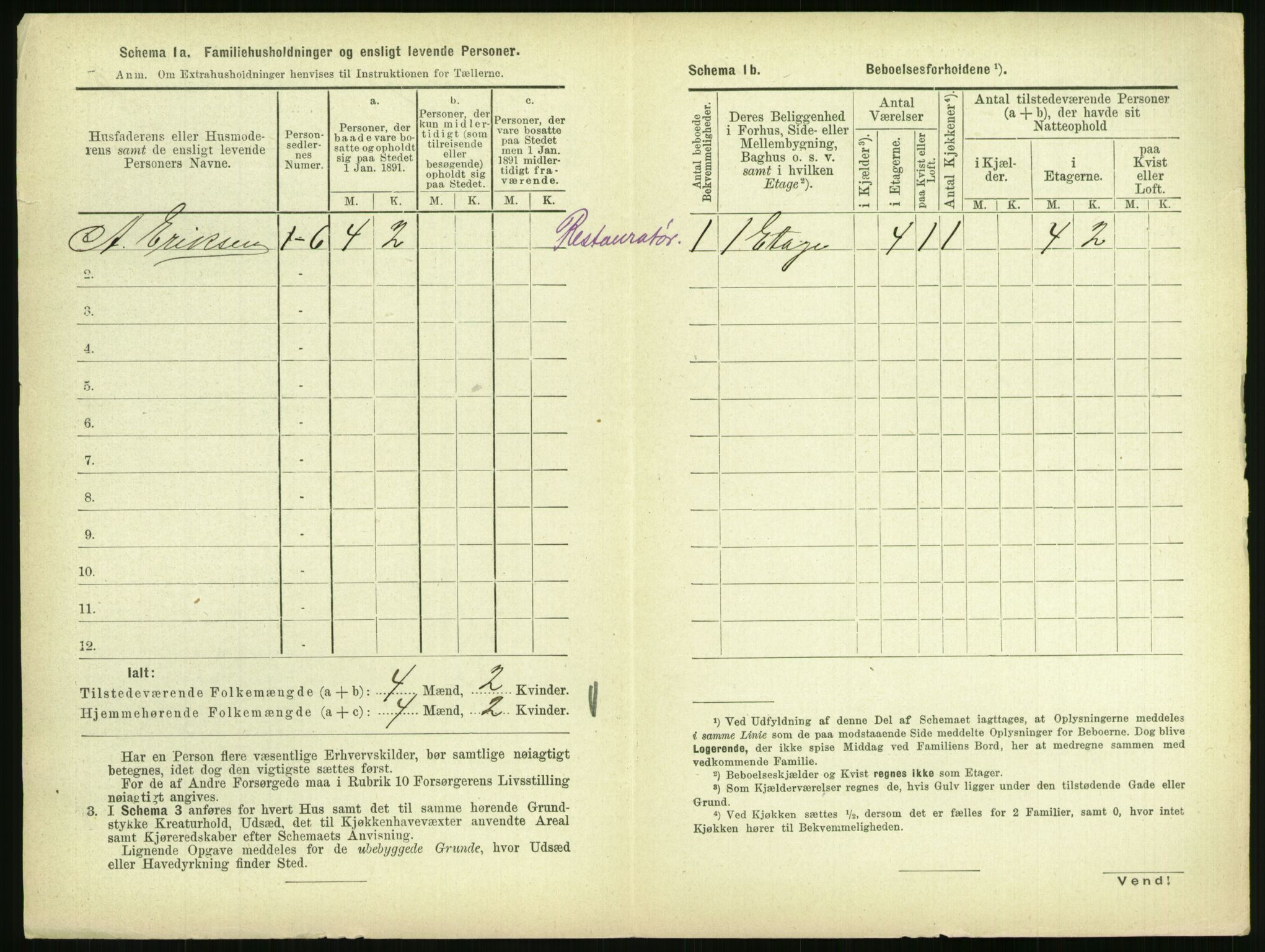 RA, 1891 census for 0707 Larvik, 1891, p. 2106