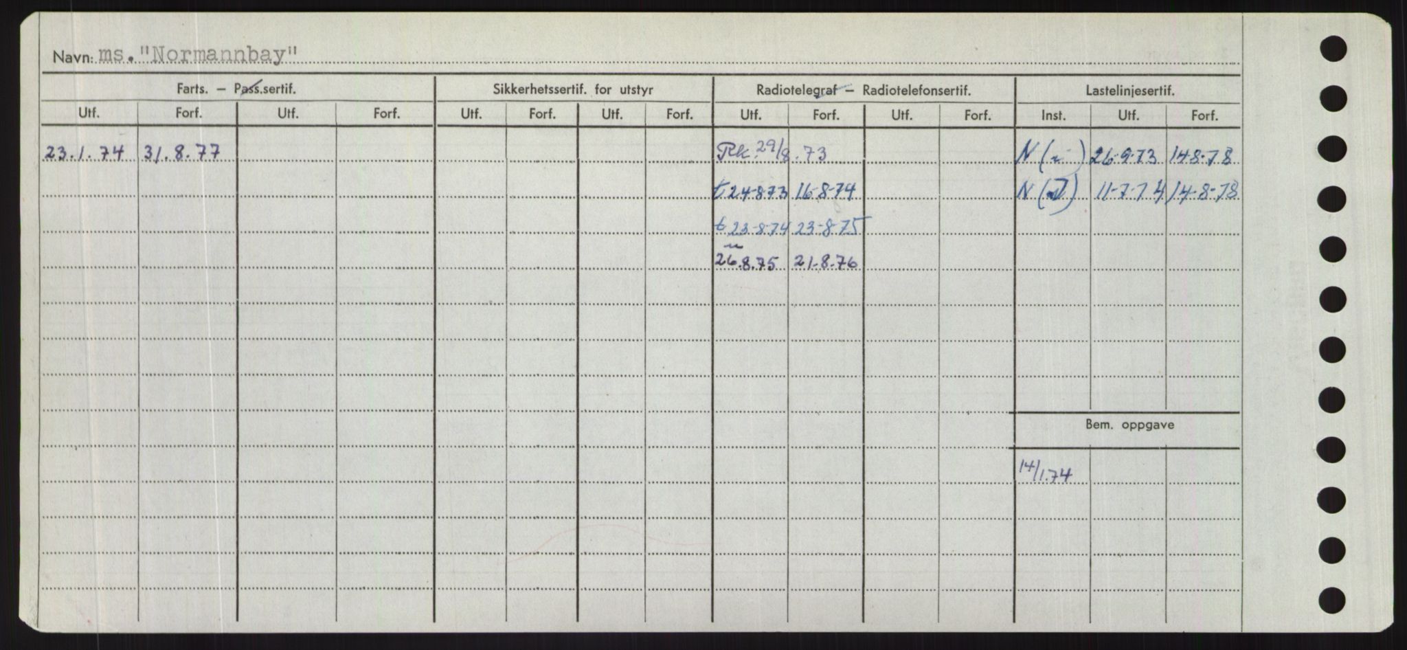 Sjøfartsdirektoratet med forløpere, Skipsmålingen, AV/RA-S-1627/H/Hd/L0027: Fartøy, Norhop-Nør, p. 74