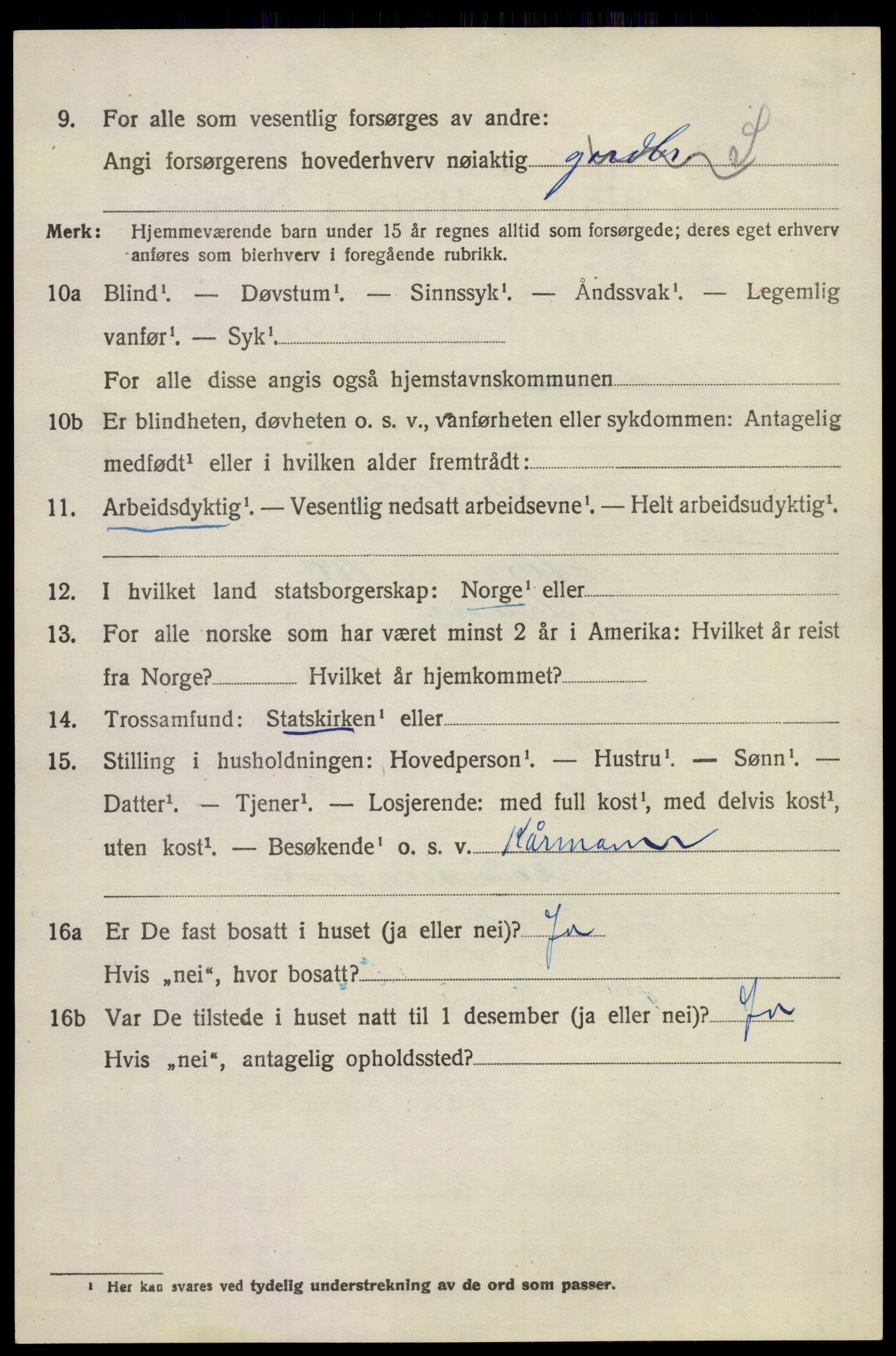 SAKO, 1920 census for Hedrum, 1920, p. 6808