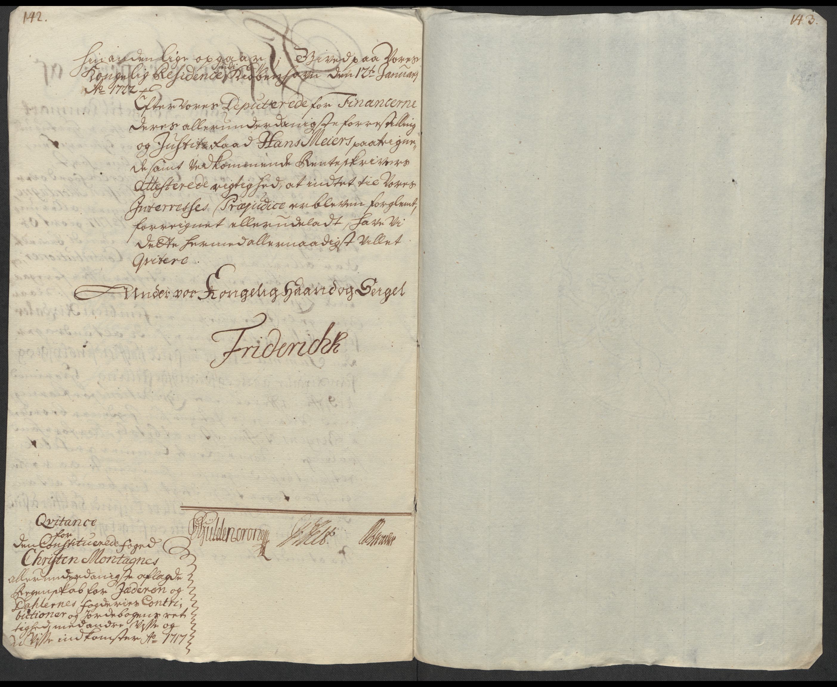 Rentekammeret inntil 1814, Reviderte regnskaper, Fogderegnskap, RA/EA-4092/R46/L2742: Fogderegnskap Jæren og Dalane, 1717, p. 14