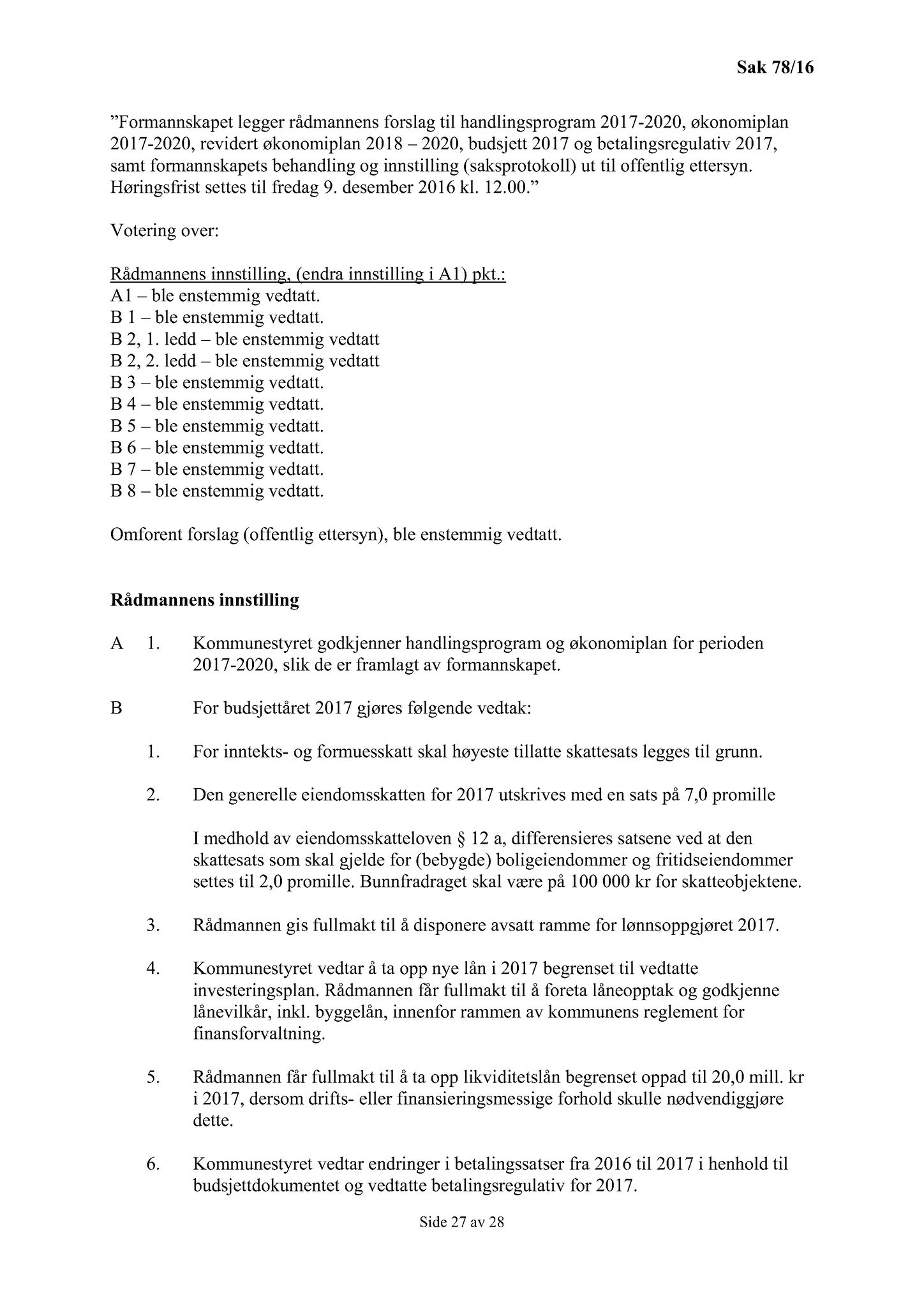 Klæbu Kommune, TRKO/KK/01-KS/L009: Kommunestyret - Møtedokumenter, 2016, p. 2030