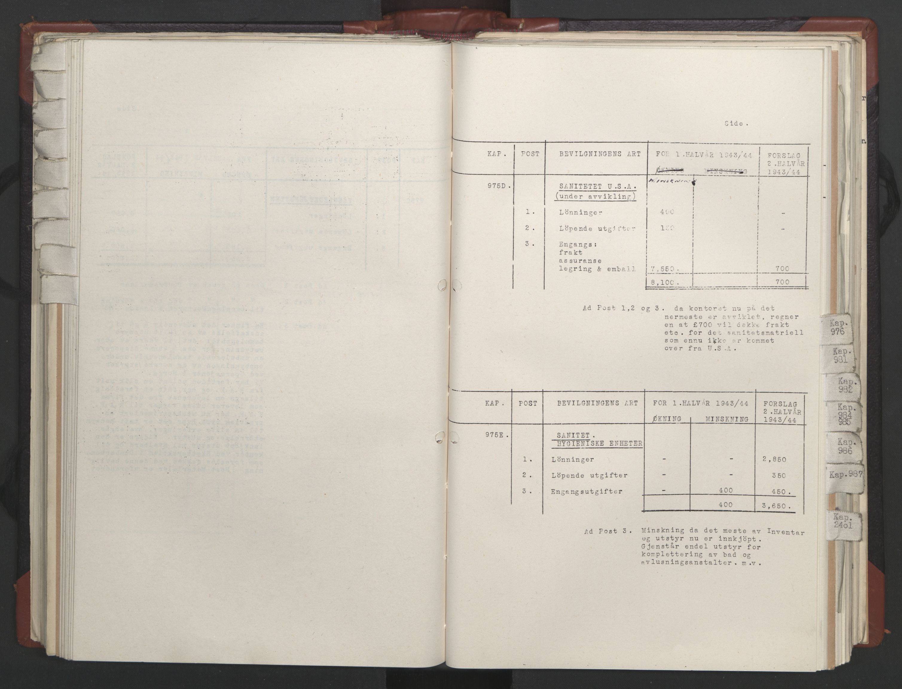 Statsrådssekretariatet, AV/RA-S-1001/A/Ac/L0124: Kgl. res. 14/1-30/6, 1944, p. 214