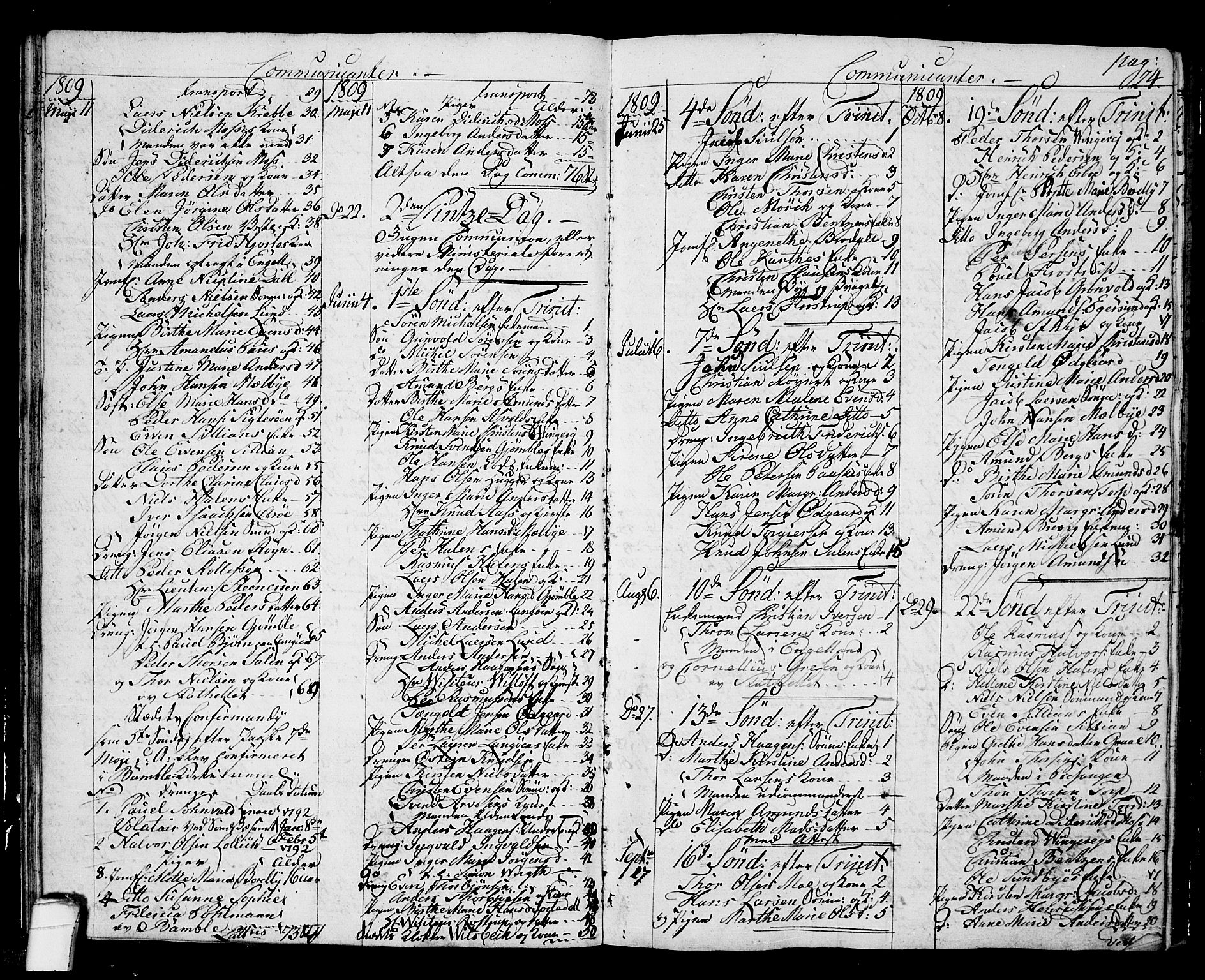 Langesund kirkebøker, AV/SAKO-A-280/G/Ga/L0002: Parish register (copy) no. 2, 1801-1815, p. 24