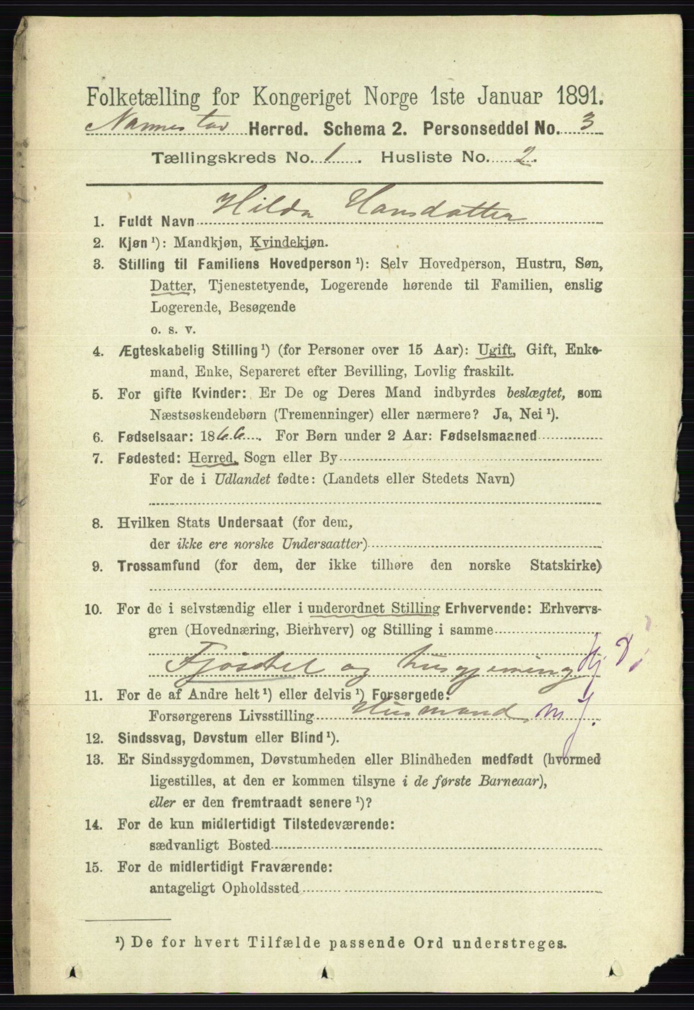 RA, 1891 census for 0238 Nannestad, 1891, p. 130