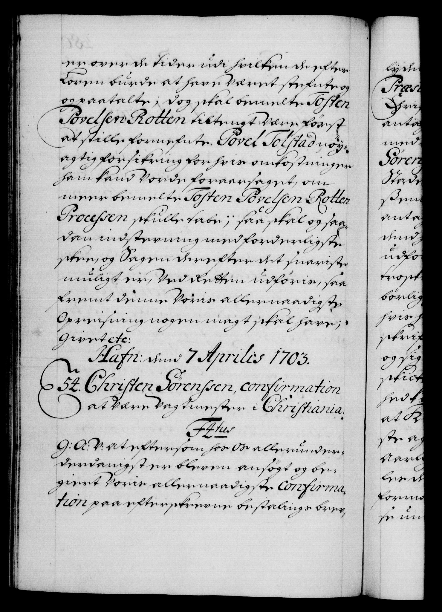 Danske Kanselli 1572-1799, RA/EA-3023/F/Fc/Fca/Fcaa/L0018: Norske registre, 1699-1703, p. 480b