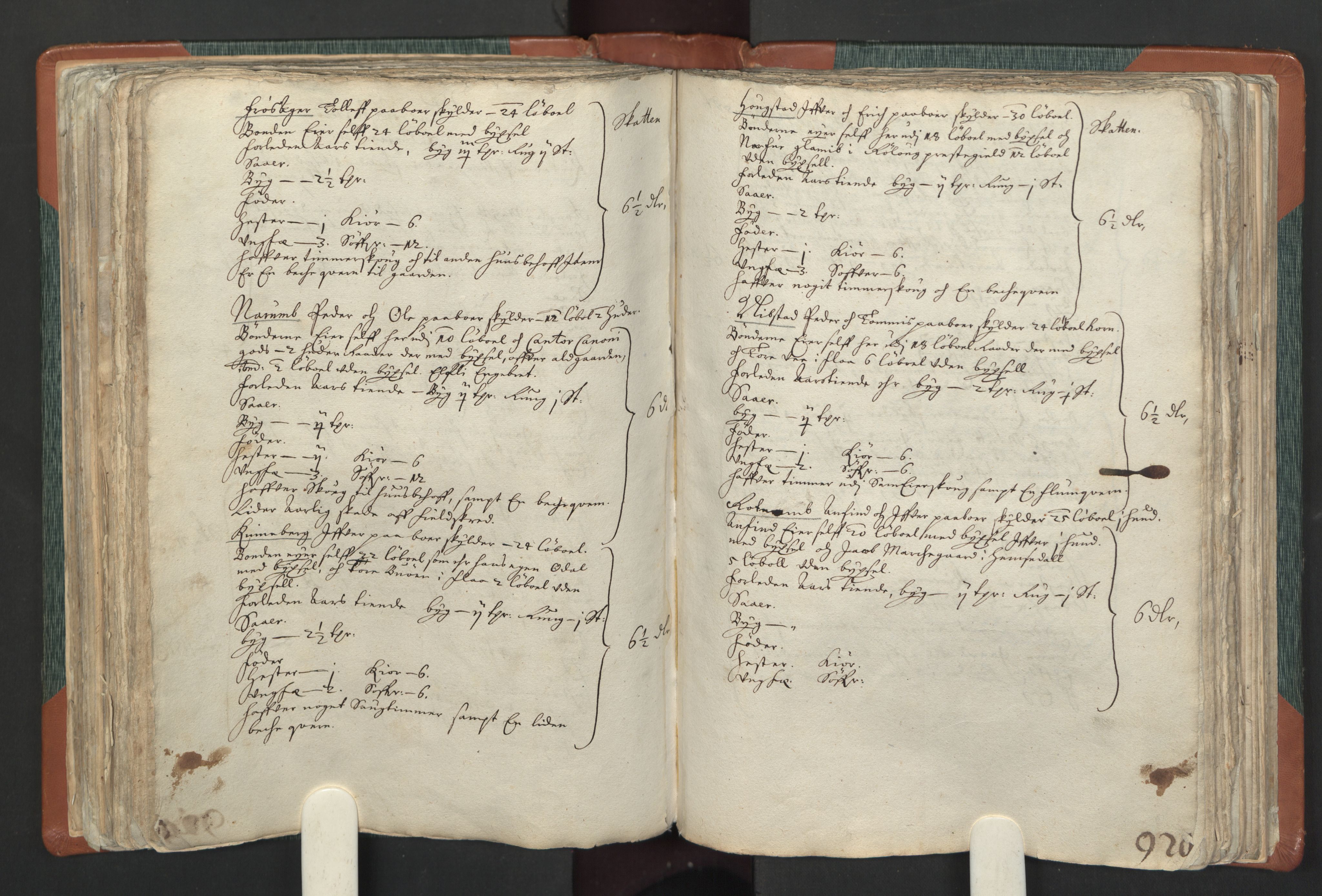 Rentekammeret inntil 1814, Realistisk ordnet avdeling, AV/RA-EA-4070/L/L0006: Kristiania lagdømme. Alminnelig jordebok med skatteligning for Lier, Hurum, Røyken, Ringerike og Nes i Hallingdal, samt Hadeland., 1661, p. 919b-920a