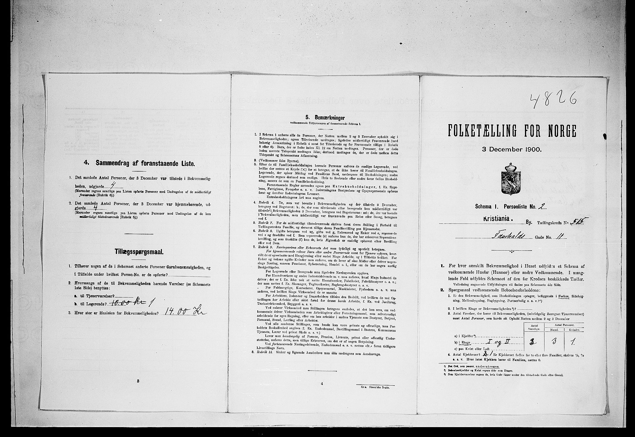 SAO, 1900 census for Kristiania, 1900, p. 22647