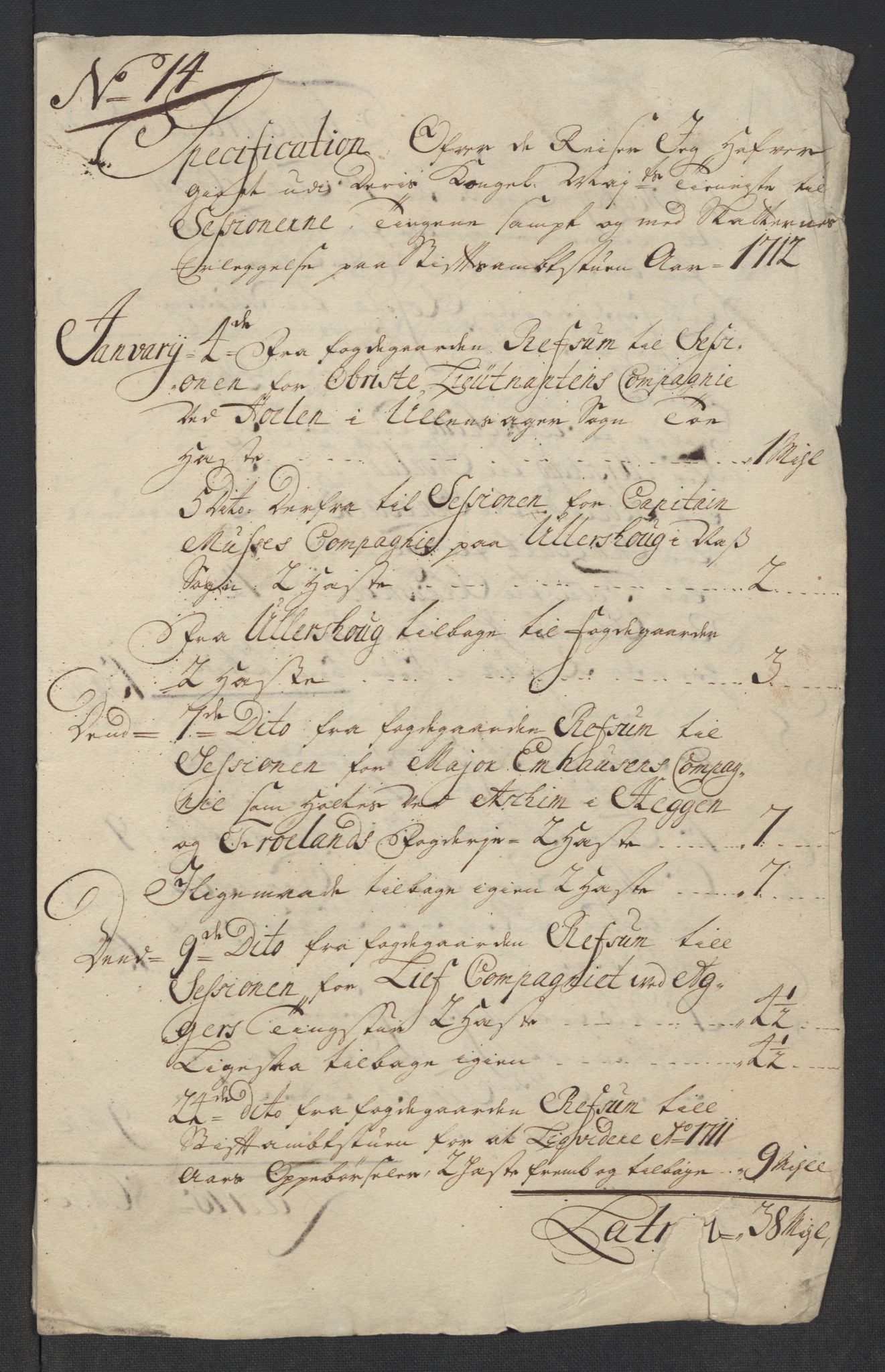 Rentekammeret inntil 1814, Reviderte regnskaper, Fogderegnskap, AV/RA-EA-4092/R11/L0594: Fogderegnskap Nedre Romerike, 1712, p. 324