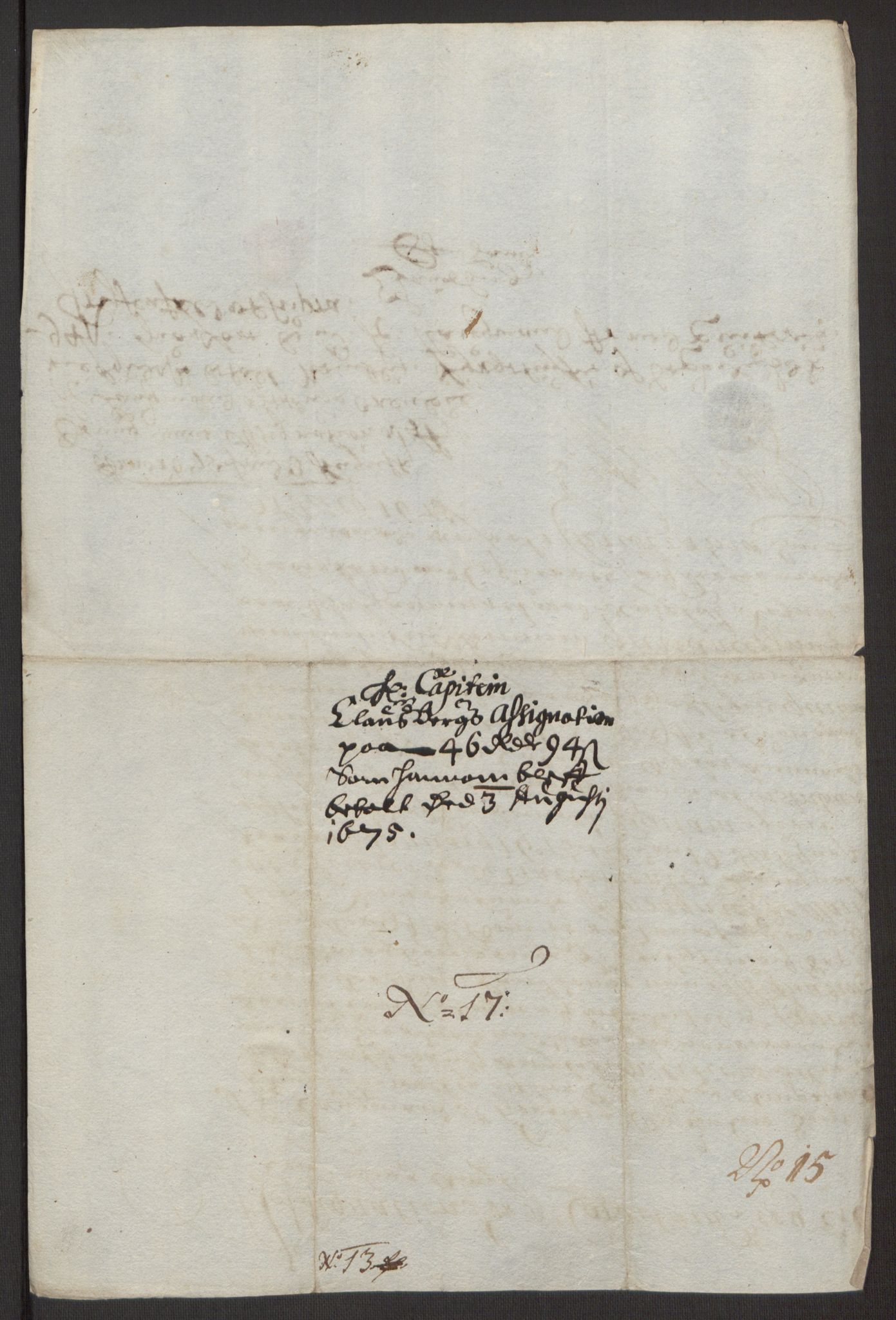 Rentekammeret inntil 1814, Reviderte regnskaper, Fogderegnskap, AV/RA-EA-4092/R32/L1844: Fogderegnskap Jarlsberg grevskap, 1674-1675, p. 35