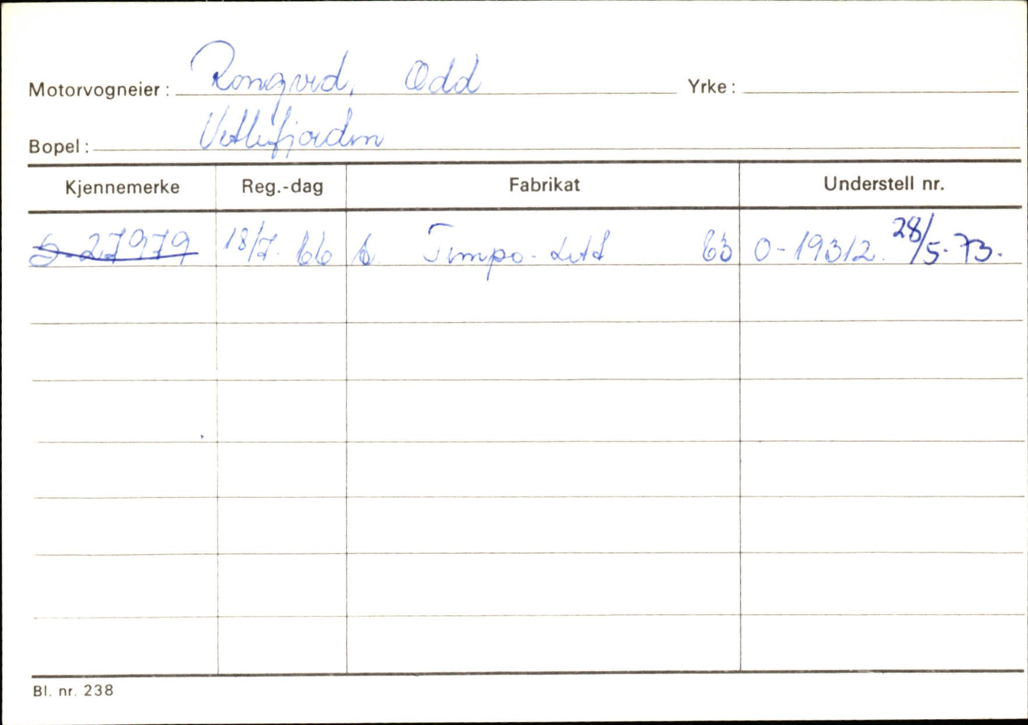 Statens vegvesen, Sogn og Fjordane vegkontor, AV/SAB-A-5301/4/F/L0132: Eigarregister Askvoll A-Å. Balestrand A-Å, 1945-1975, p. 2232