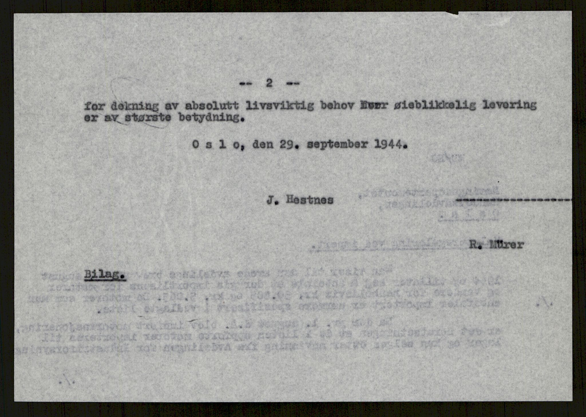 Direktoratet for industriforsyning, Sekretariatet, RA/S-4153/D/Df/L0056: 9. Metallkontoret, 1940-1945, p. 998
