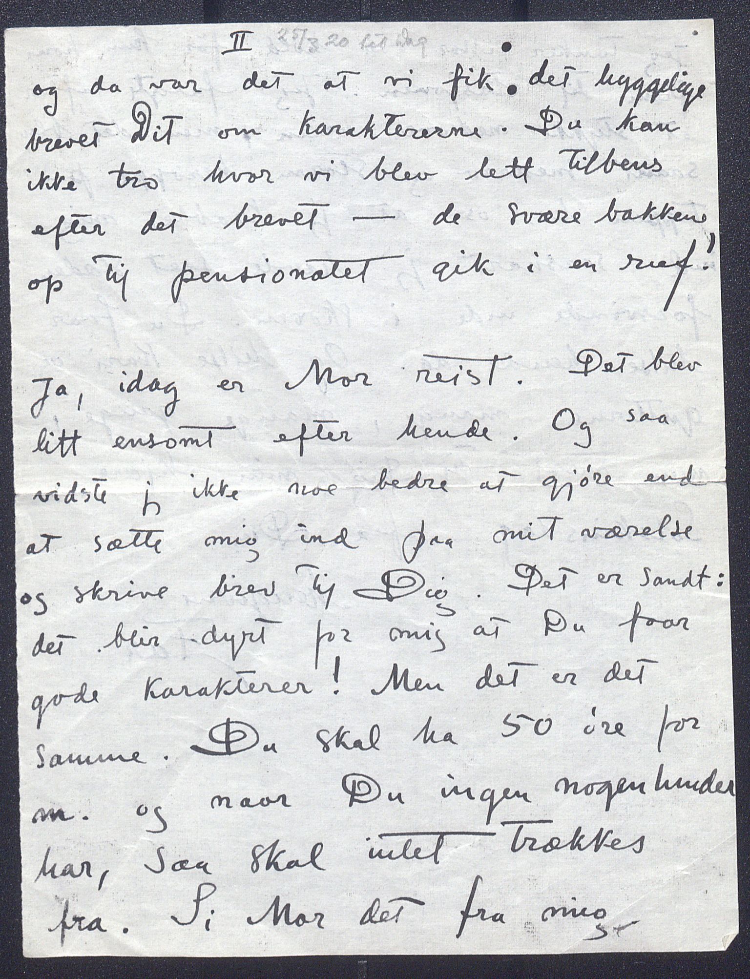 Harald Sohlberg, NMFK/NMFK-1057/D/L0001: Illustrerte brev fra Harald Sohlberg (1869-1935) til sønnen Dag Sohlberg, 1920-1928, p. 17