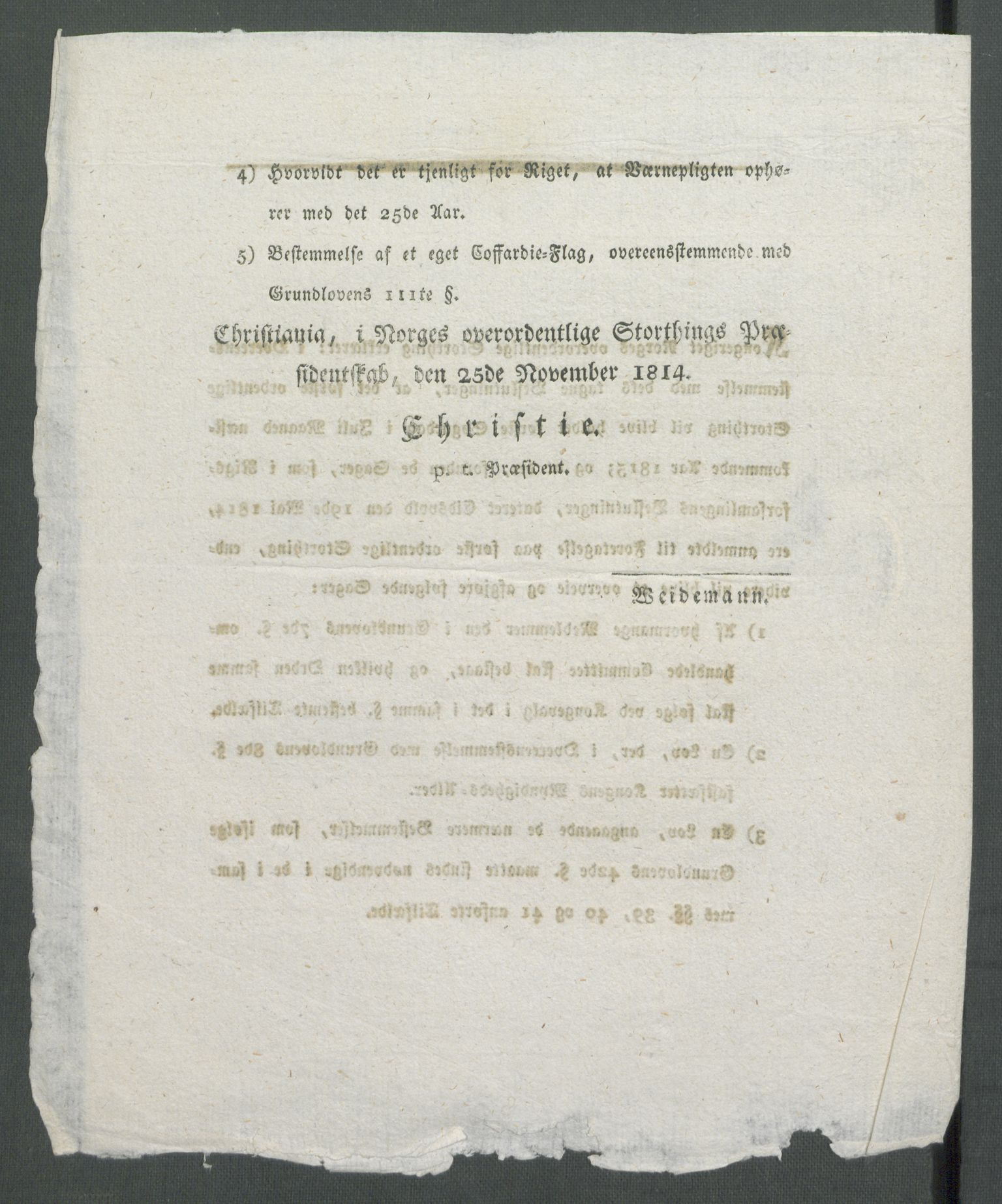 Forskjellige samlinger, Historisk-kronologisk samling, AV/RA-EA-4029/G/Ga/L0009B: Historisk-kronologisk samling. Dokumenter fra oktober 1814, årene 1815 og 1816, Christian Frederiks regnskapsbok 1814 - 1848., 1814-1848, p. 118