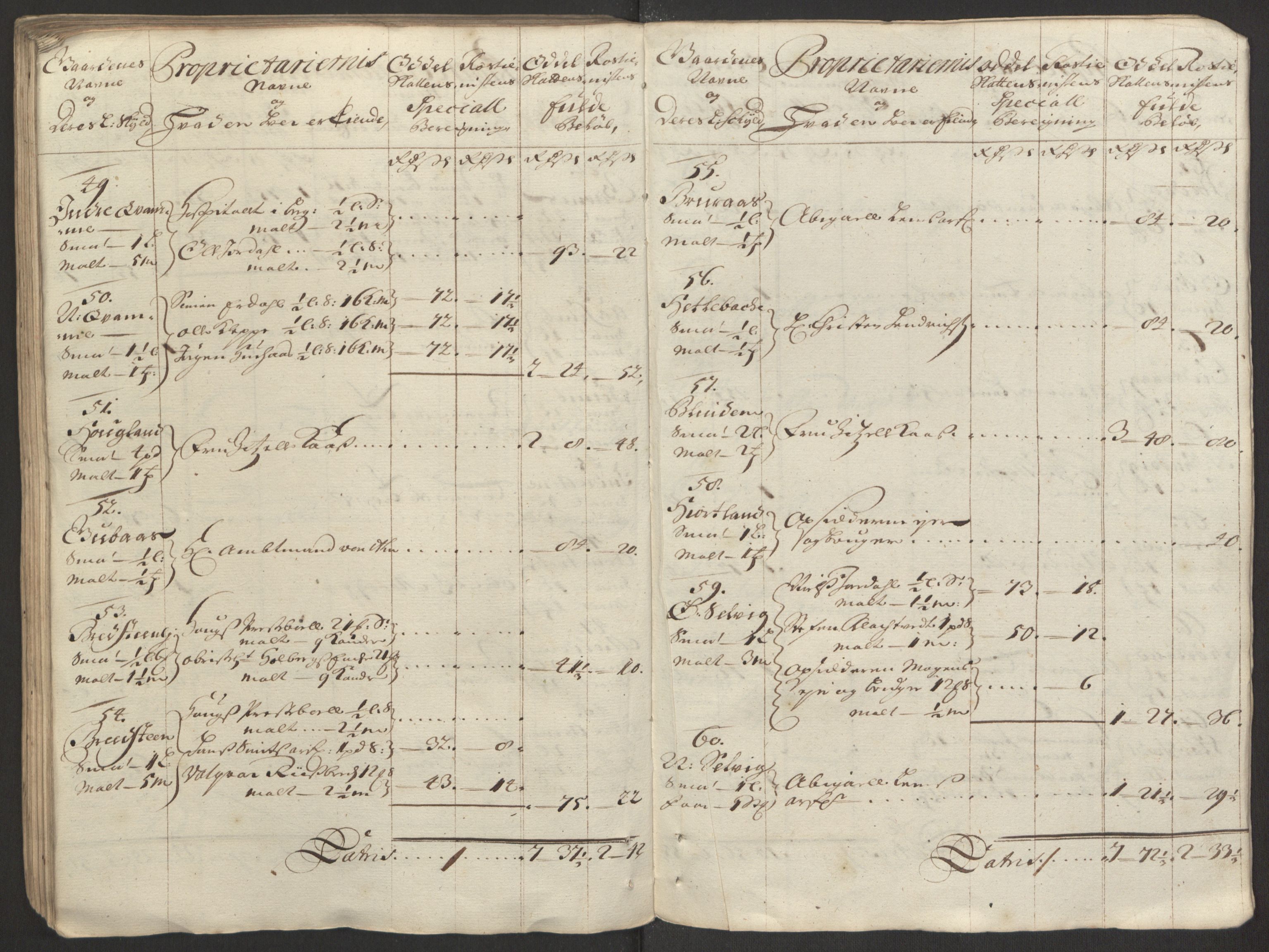 Rentekammeret inntil 1814, Reviderte regnskaper, Fogderegnskap, AV/RA-EA-4092/R51/L3182: Fogderegnskap Nordhordland og Voss, 1694, p. 286